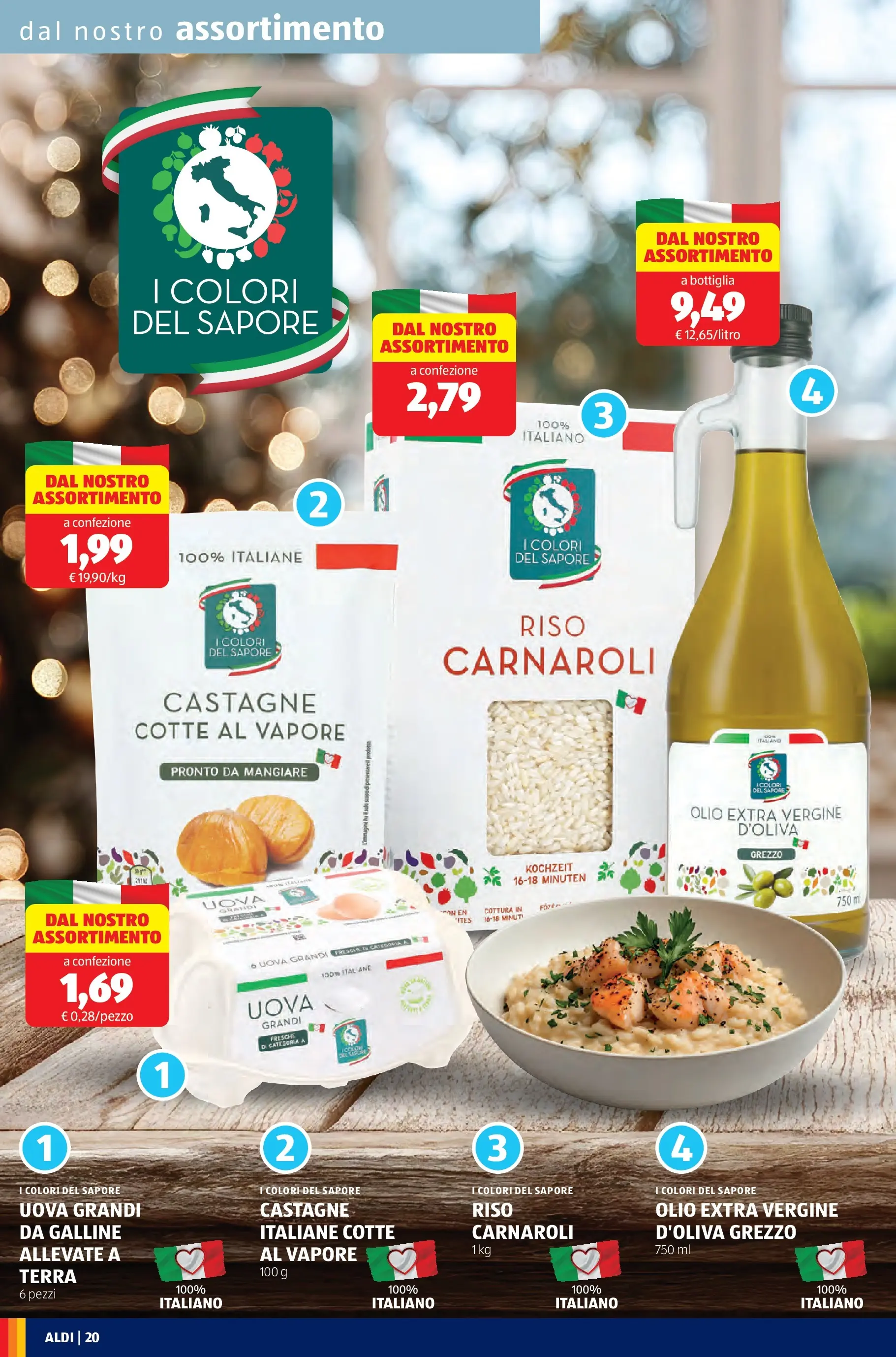 Nuovo Aldi - Black November dal 16/11/2025 > offerte anteprima 🛍️ | Pagina: 20 | Prodotti: Riso Carnaroli, Olive, Olio extra vergine, Terra