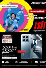 Media Markt Semanas Black - hasta el 19.11.2025