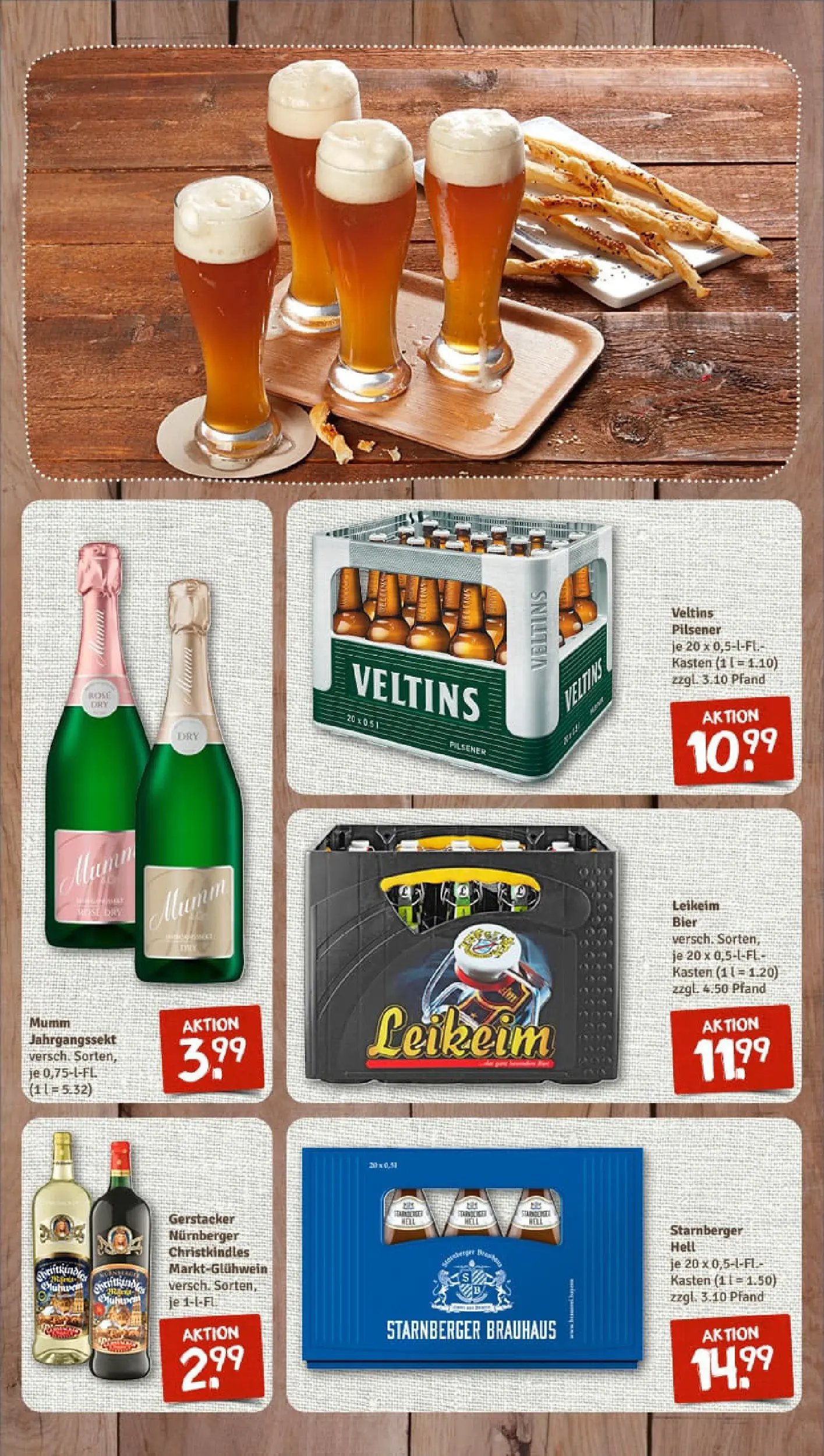 REWE Prospekt ab 17.11.2025 zum Blättern » Angebote | Seite: 11 | Produkte: Bier, Veltins