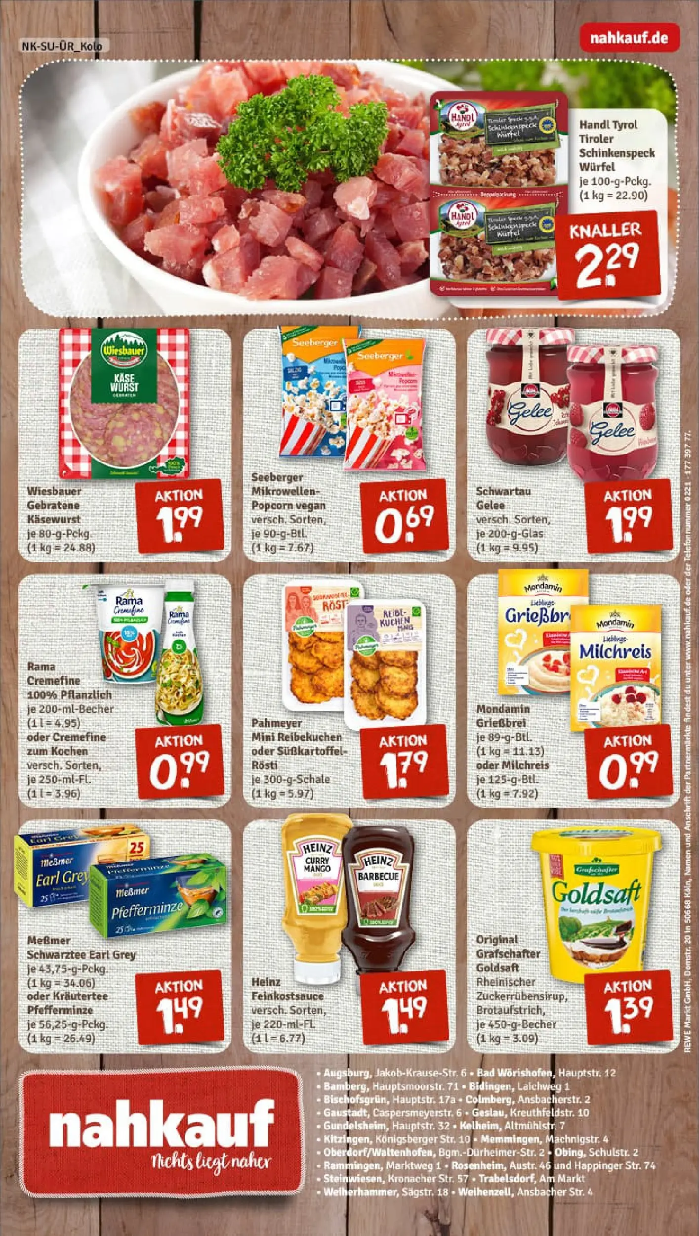 REWE Prospekt ab 17.11.2025 zum Blättern » Angebote | Seite: 8 | Produkte: Käse, Rama cremefine, Mango, Kuchen