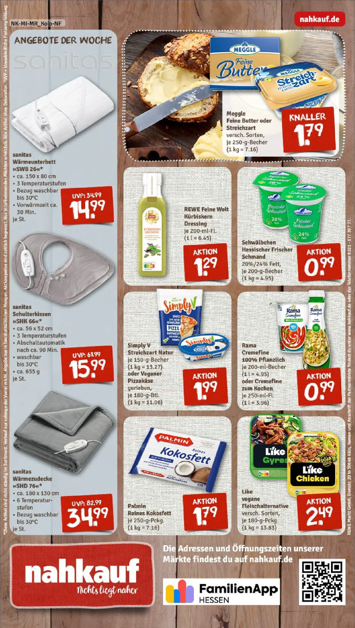 REWE Prospekt ab 17.11.2025 zum Blättern » Angebote | Seite: 8 | Produkte: Butter, Rama cremefine, Gyros, Pizza