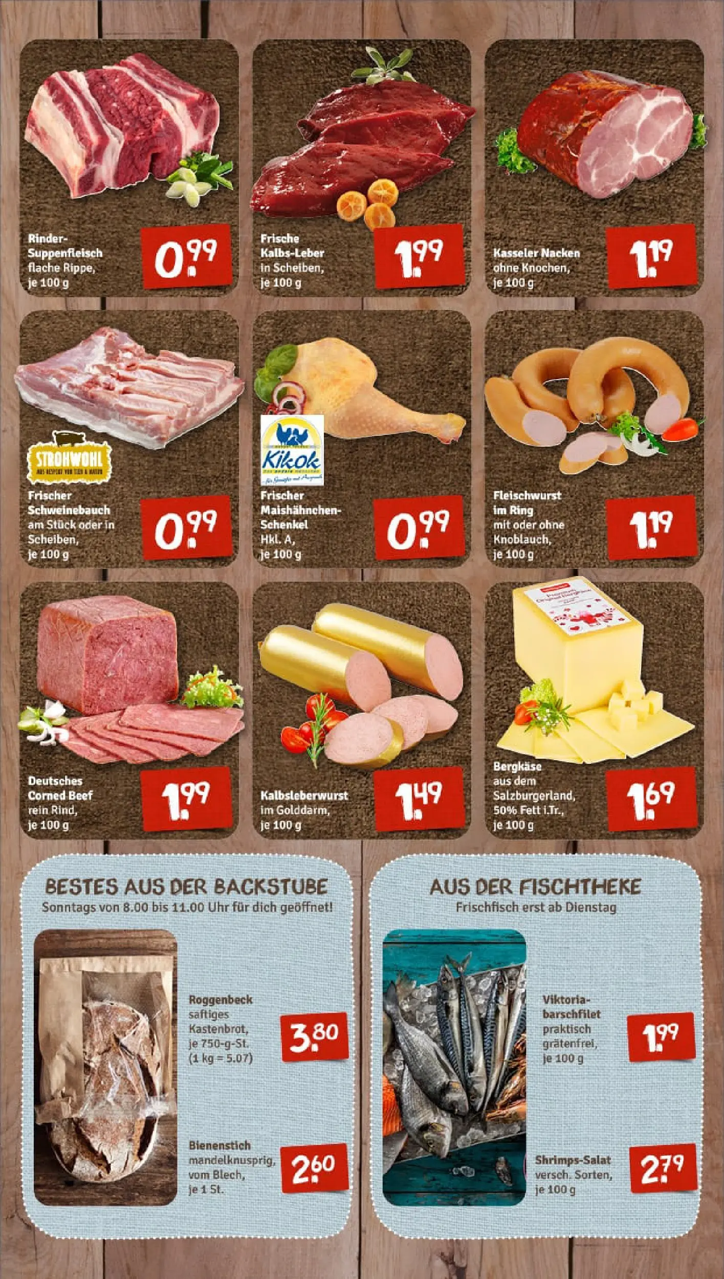 REWE Prospekt ab 17.11.2025 zum Blättern » Angebote | Seite: 7 | Produkte: Schweinebauch, Kasseler nacken, Suppenfleisch, Uhr