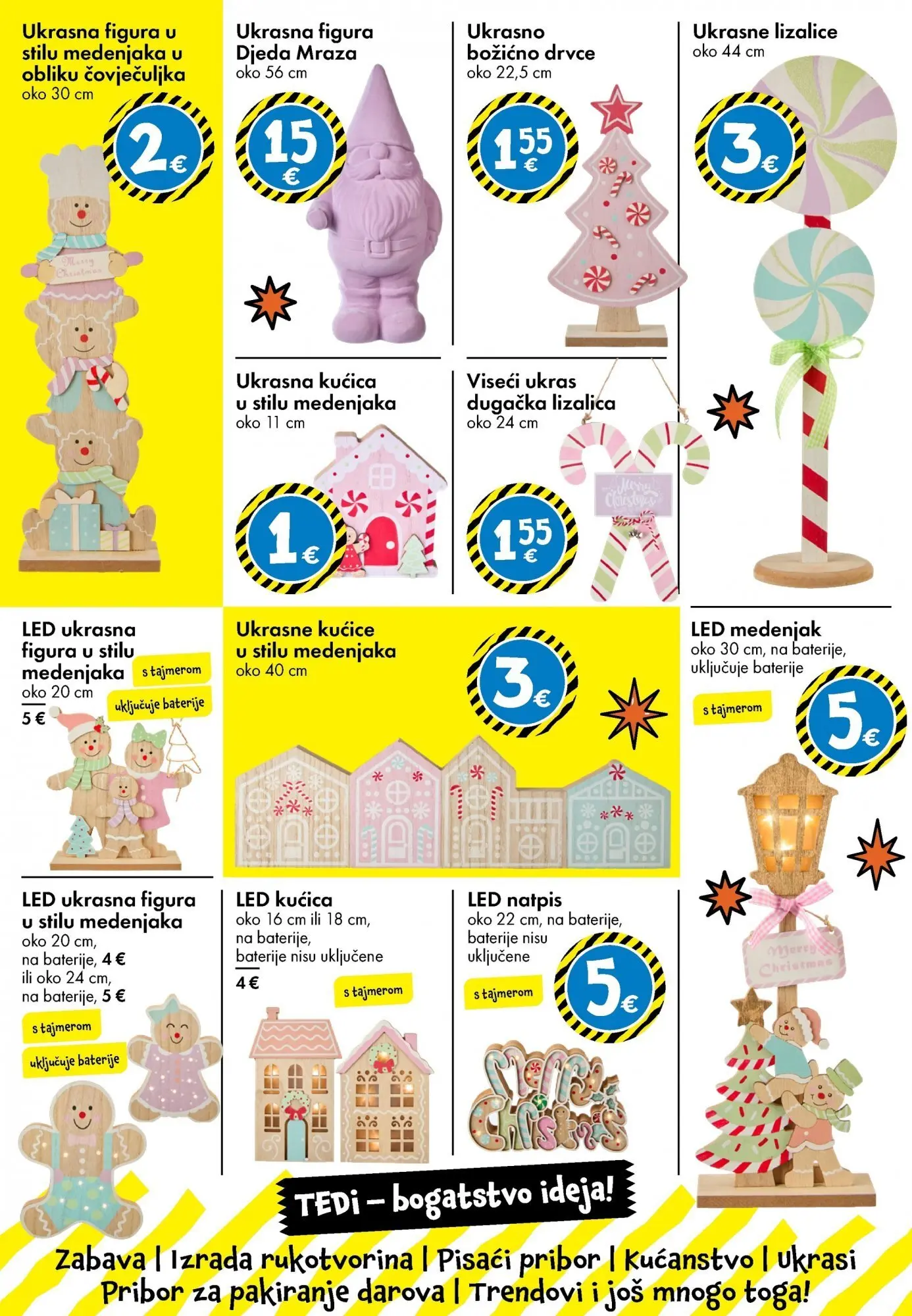 TEDi - TEDi katalog do 22.11.2025 novi od 12.11.2025 na listanje > letak digitalni | Stranica: 10 | Proizvodi: Baterije, Lizalice