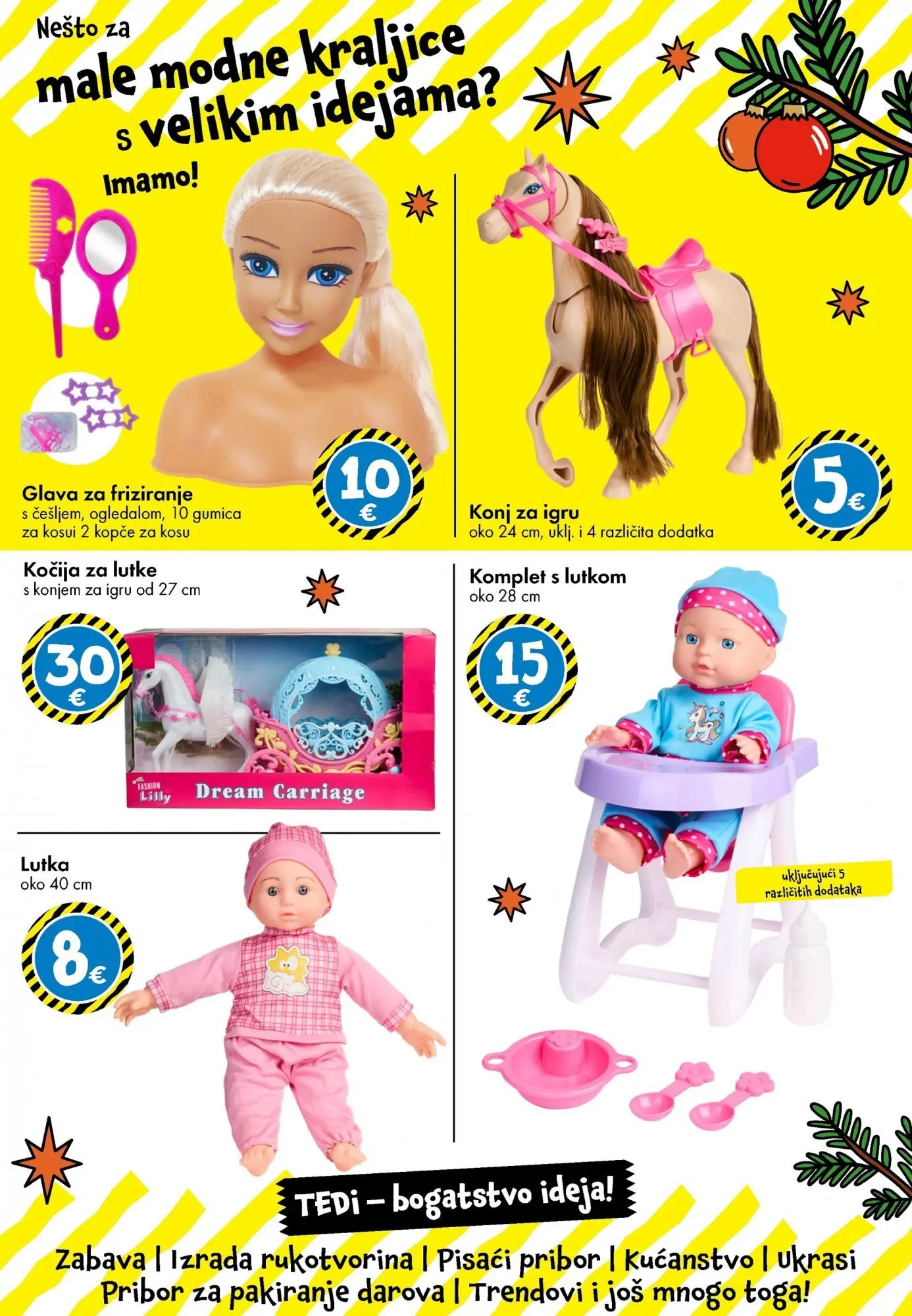 TEDi - TEDi katalog do 22.11.2025 novi od 12.11.2025 na listanje > letak digitalni | Stranica: 17 | Proizvodi: Lutka, Lutke