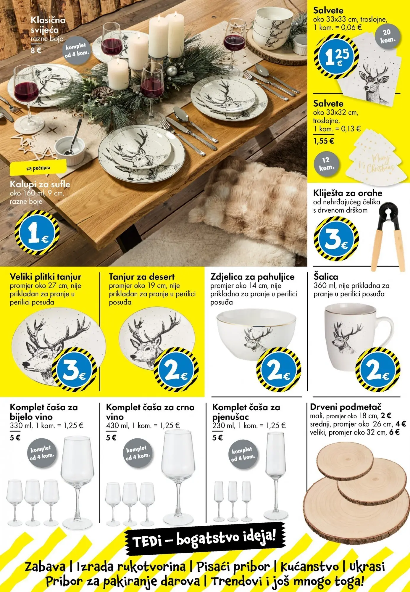 TEDi - TEDi katalog do 22.11.2025 novi od 12.11.2025 na listanje > letak digitalni | Stranica: 24 | Proizvodi: Bijelo vino, Salvete, Kliješta, Šalica