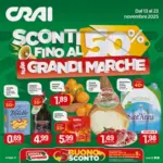 Crai Sconti fino al 50% sulle grandi marche - al 23.11.2025