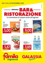 Galassia SPECIALE BAR & RISTORAZIONE - al 23.11.2025