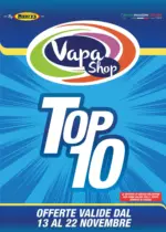 Vapashop Top 10 - al 22.11.2025