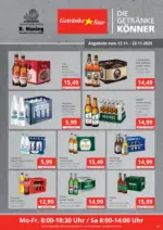R. Hüning Getränke-Vertriebs-GmbH Getränke Star: Getränkeangebote - bis 22.11.2025