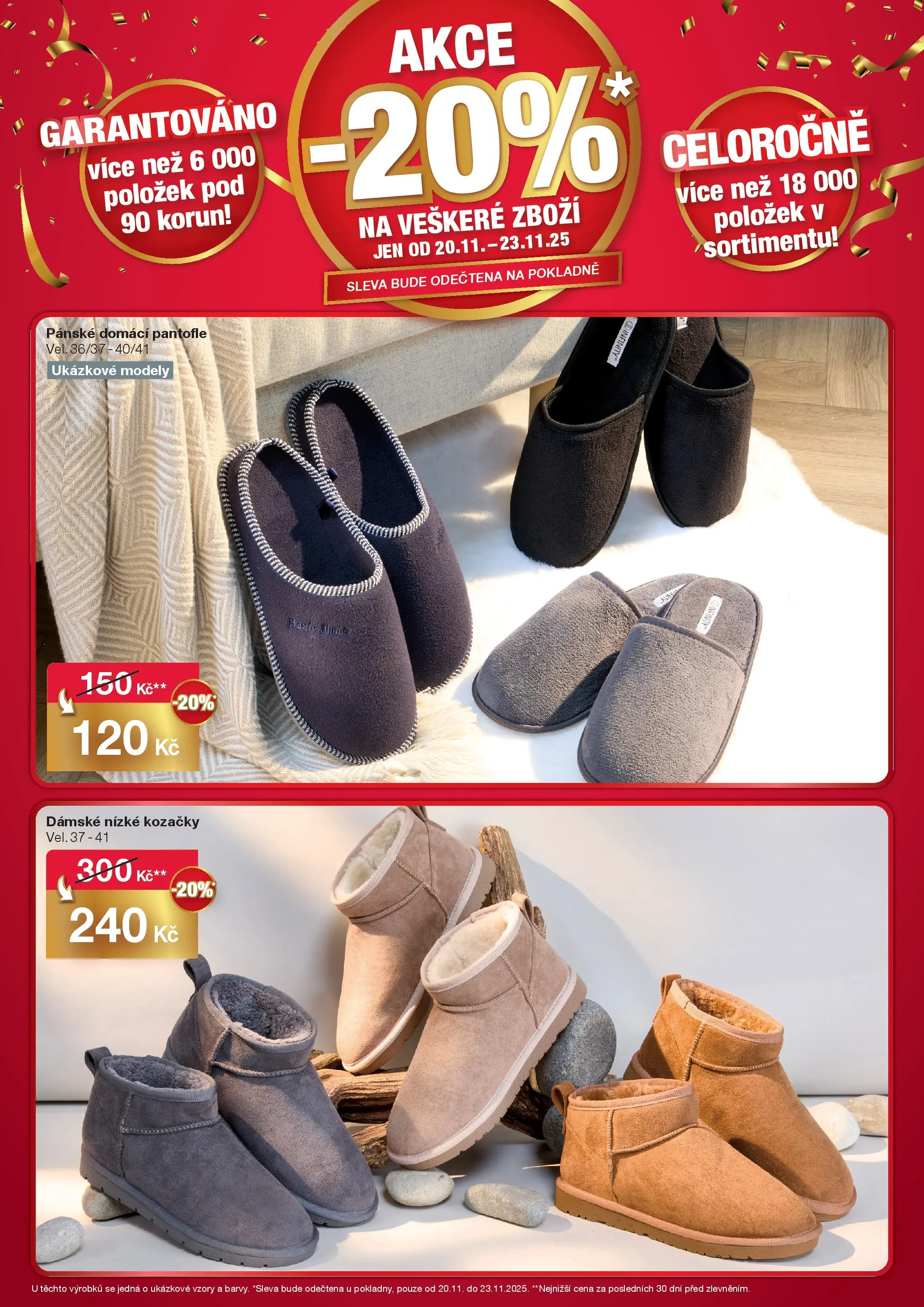 Woolworth leták - Kladno od 20.11.2025 - akční nabídka | Strana: 8 | Produkty: Pantofle, Modely