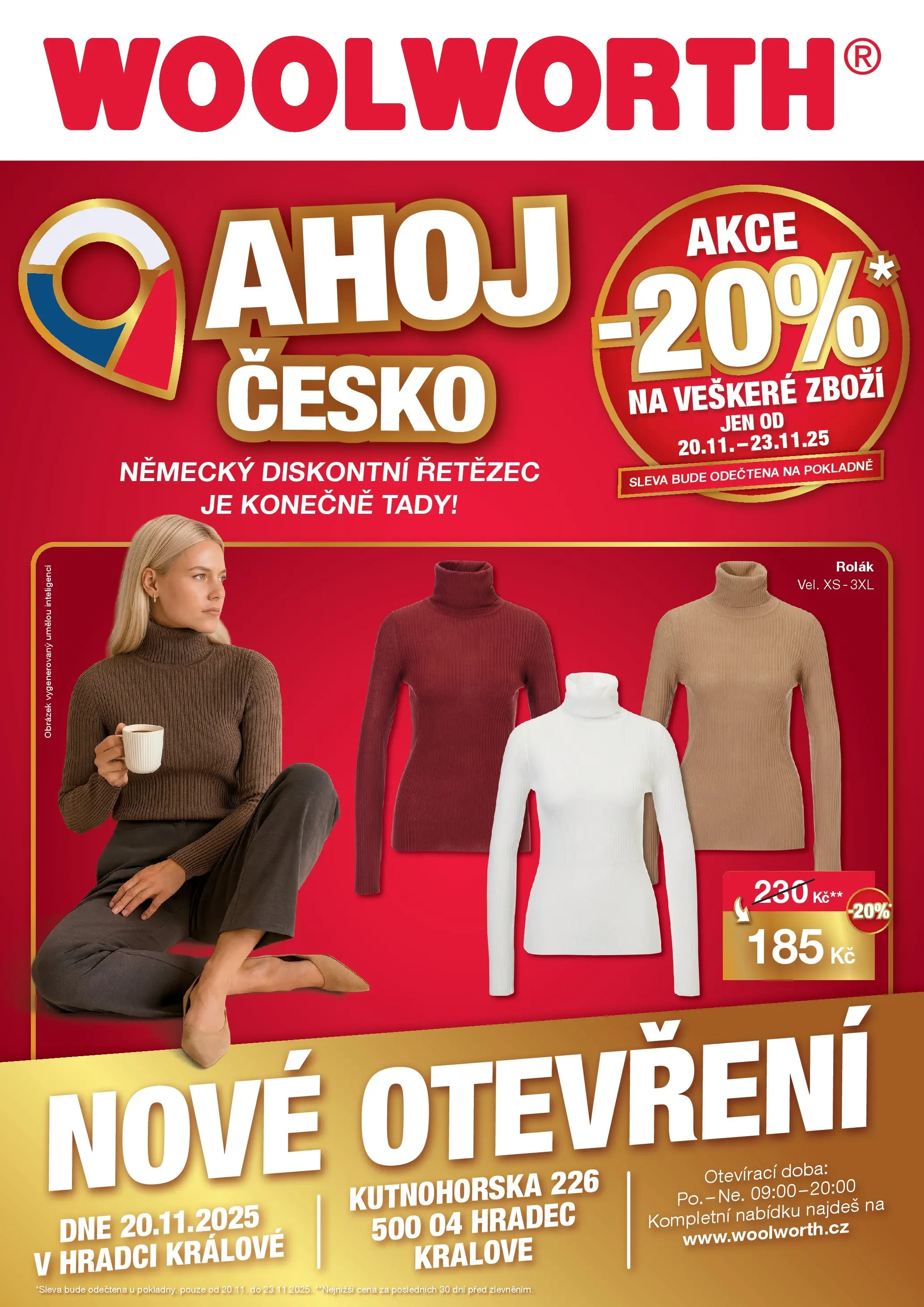 Woolworth leták - Hradec Králové od 20.11.2025 - akční nabídka | Strana: 1