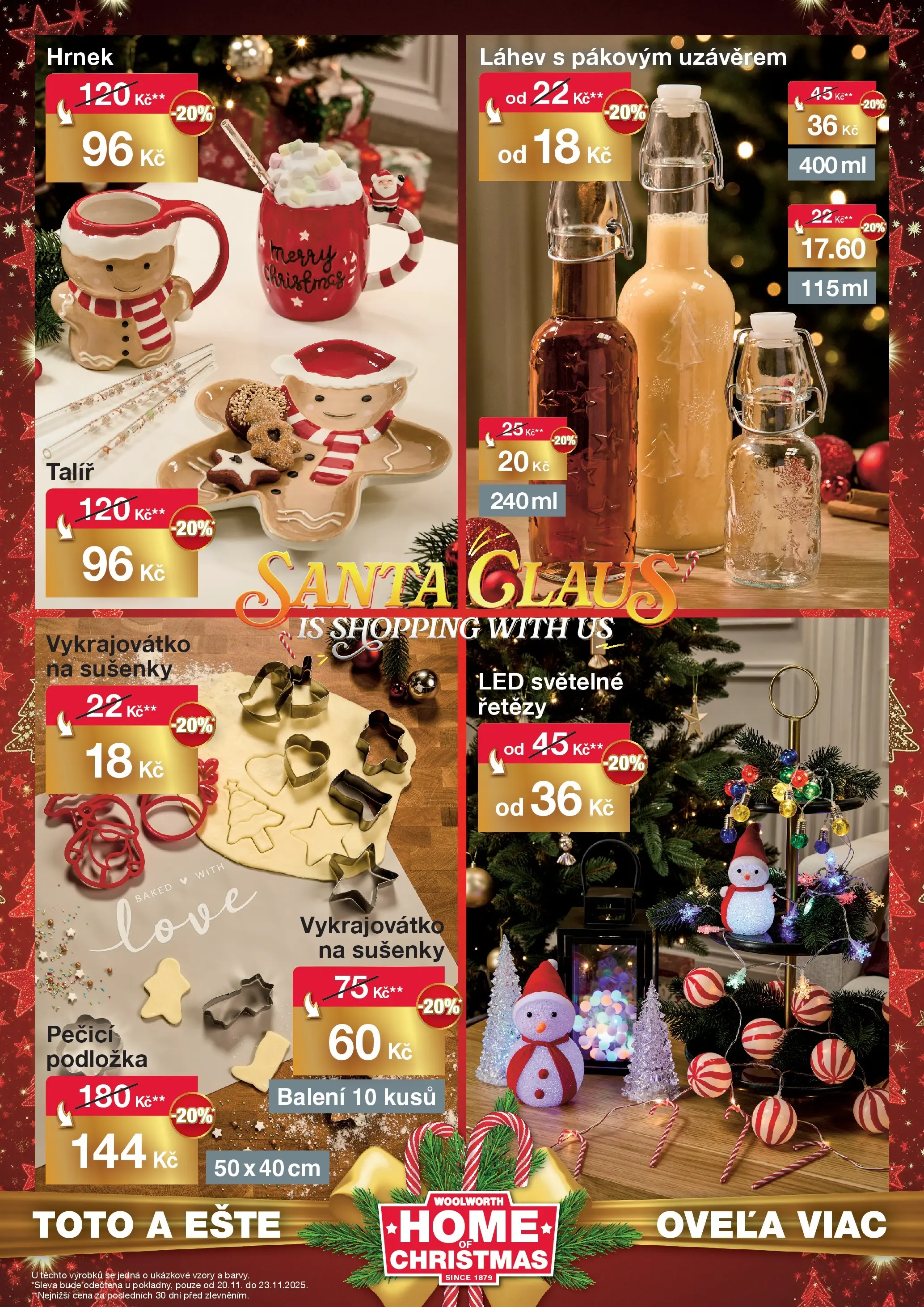 Woolworth leták - Hradec Králové od 20.11.2025 - akční nabídka | Strana: 12 | Produkty: Hrnek, Talíř, Láhev, Sušenky