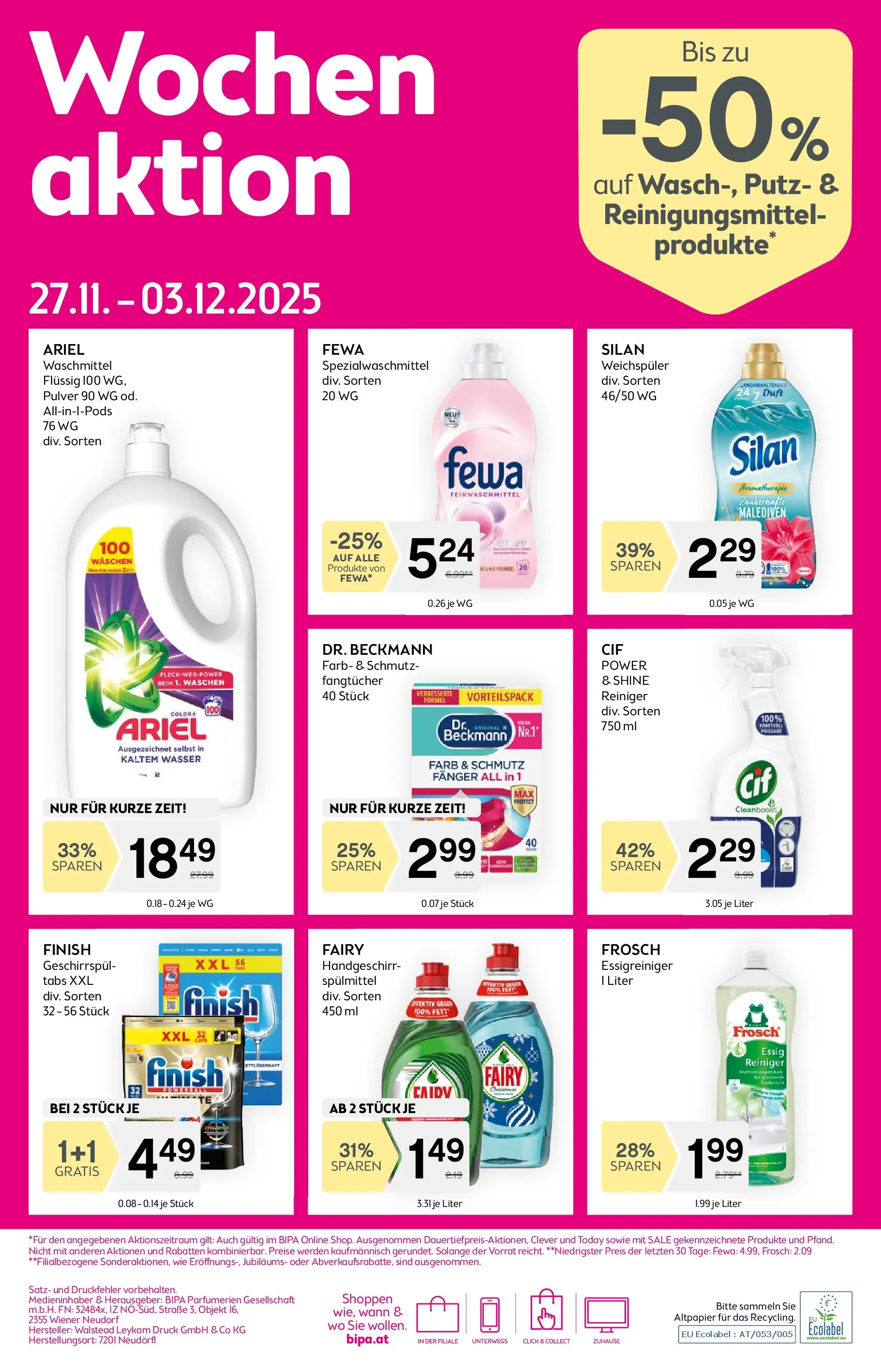 Bipa - BIPA: Flugblatt - gültig bis 03.12.2025 von 19.11.2025 - Aktuelle Angebote | Seite: 12