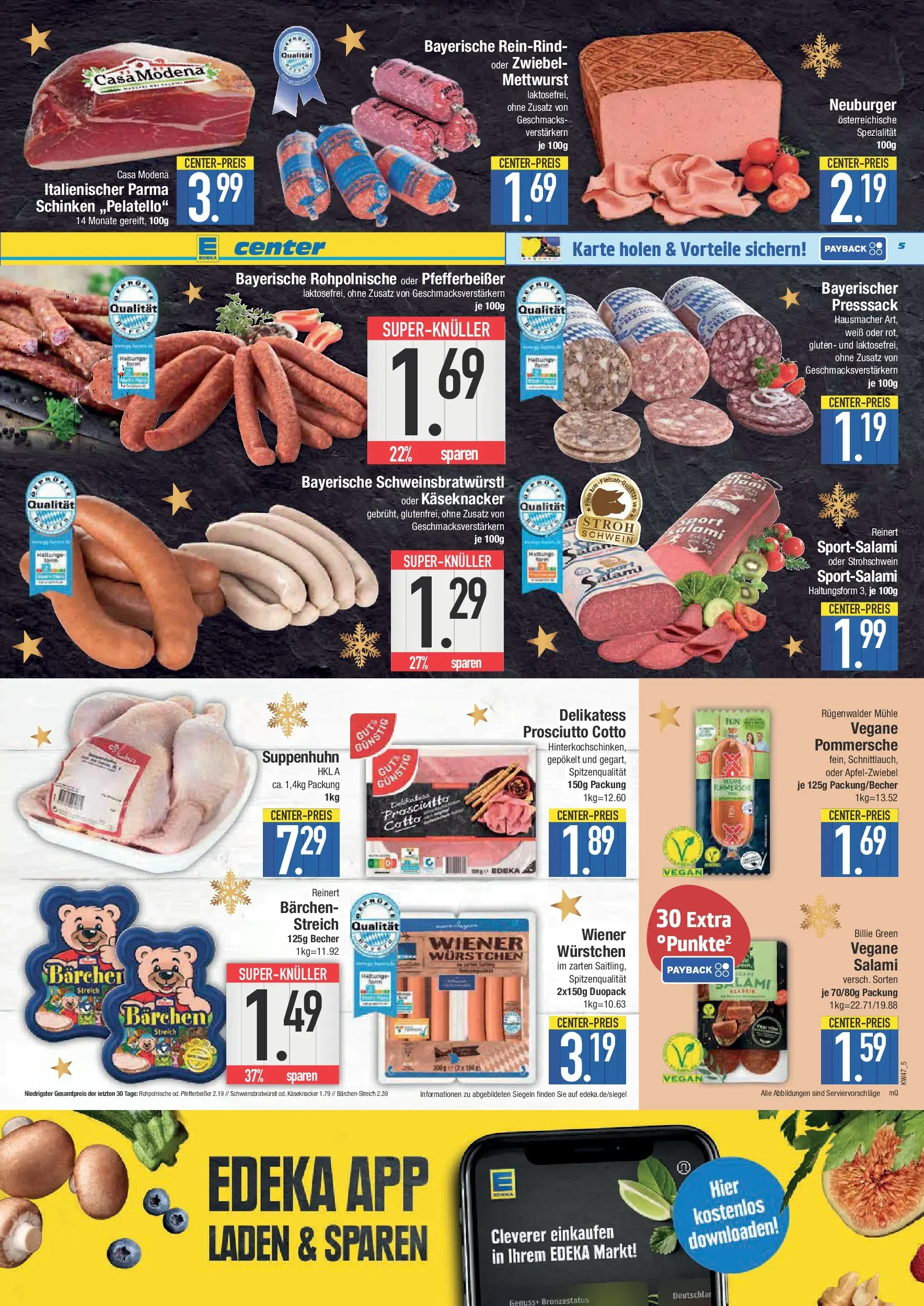 Edeka prospekt Hengersberg	 (ab 17.11.2025) » Angebote Online | Seite: 5 | Produkte: Mühle, Wiener wurstchen, Salami, Schinken