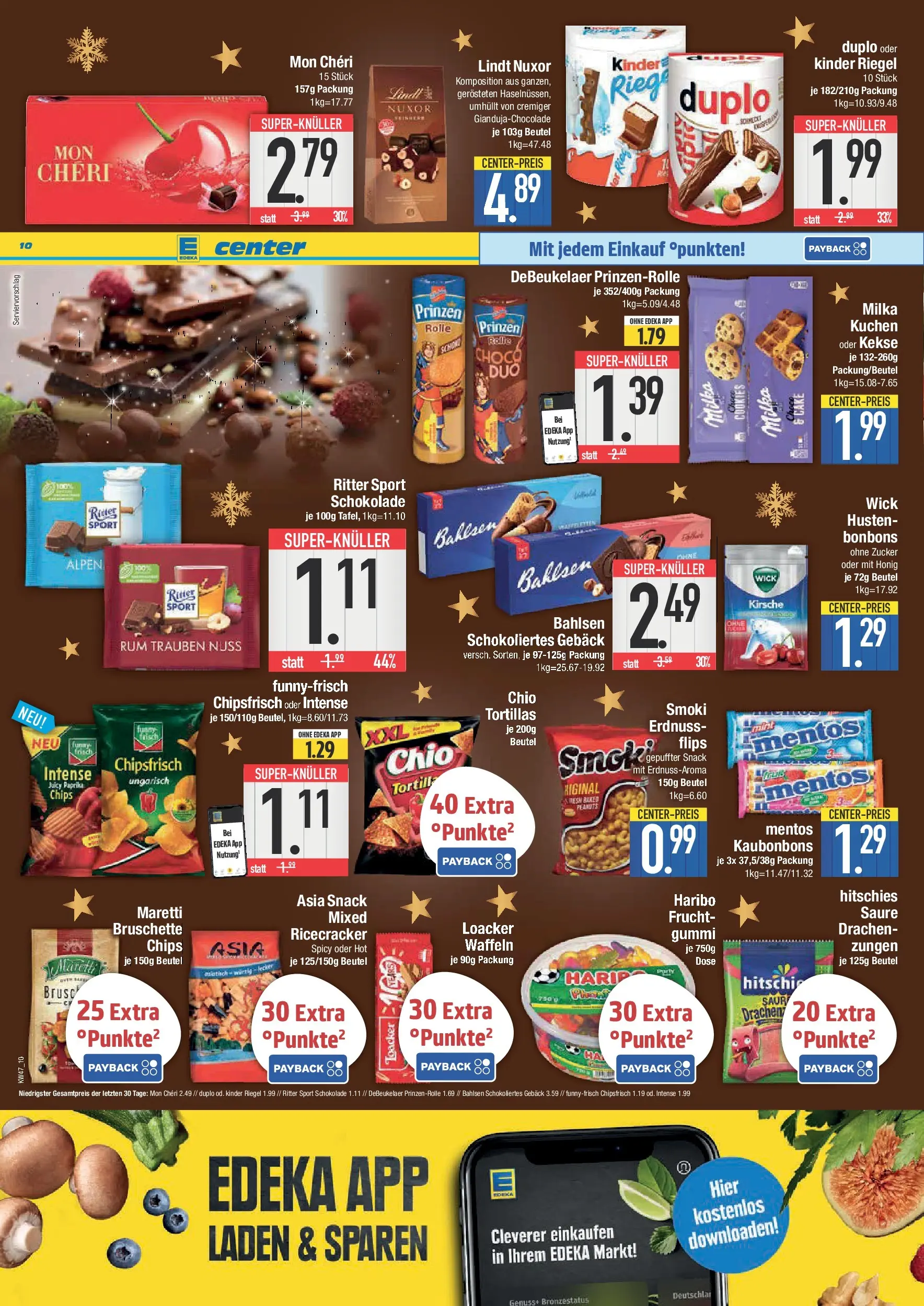 Edeka prospekt Hengersberg	 (ab 17.11.2025) » Angebote Online | Seite: 10 | Produkte: Haribo, Rum, Milka, Zucker