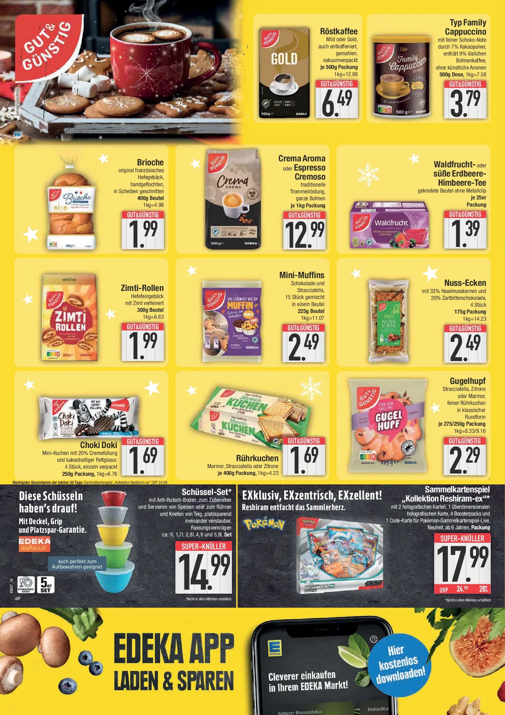 Edeka prospekt Ingolstadt	 (ab 17.11.2025) » Angebote Online | Seite: 16 | Produkte: Schokolade, Zitrone, Kuchen