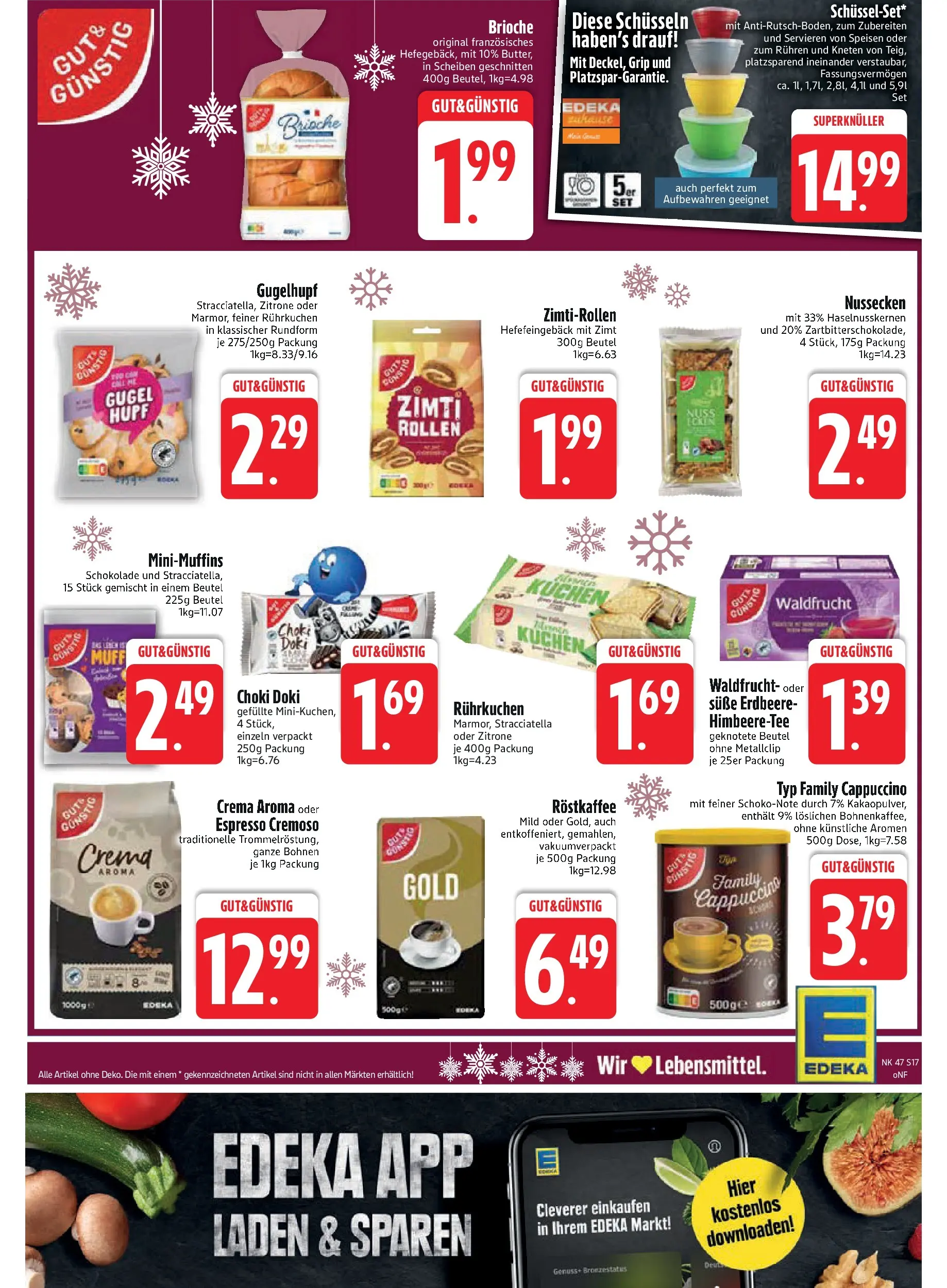 Edeka prospekt Rötz	 (ab 16.11.2025) » Angebote Online | Seite: 17 | Produkte: Schokolade, Zitrone, Kuchen