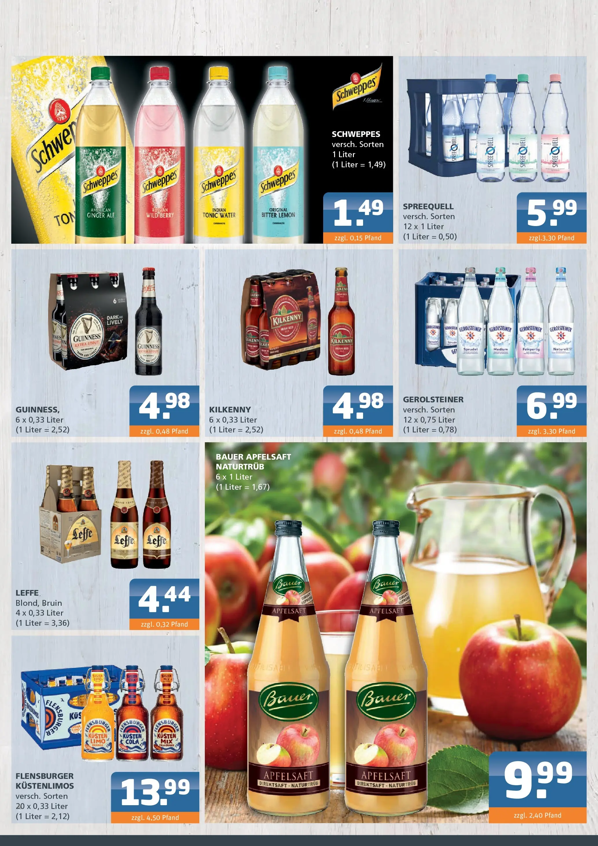 Entdecke - Getränke Lehmann: Getränkeangebote (ab 16.11.2025) zum Blättern | Seite: 3 | Produkte: Cola, Schweppes, Flensburger, Gerolsteiner