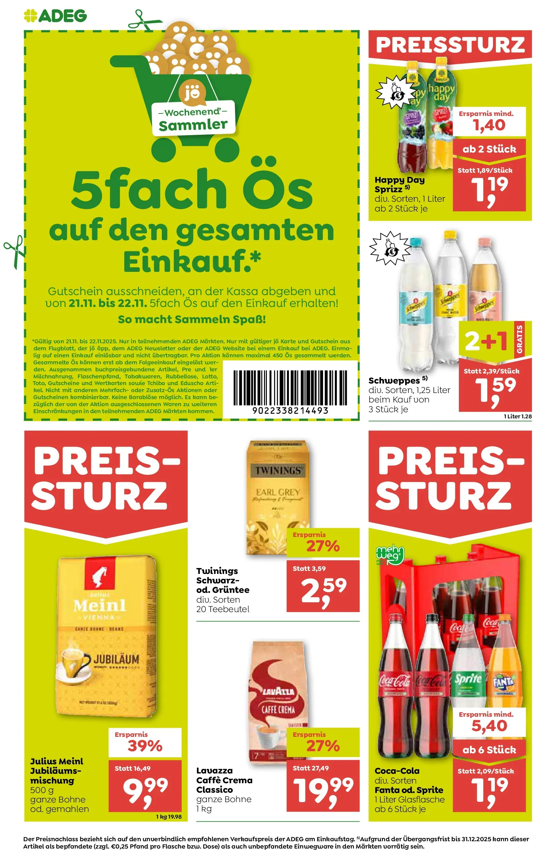 ADEG Weissenbach von 19.11.2025 - Aktuelle Angebote | Seite: 8