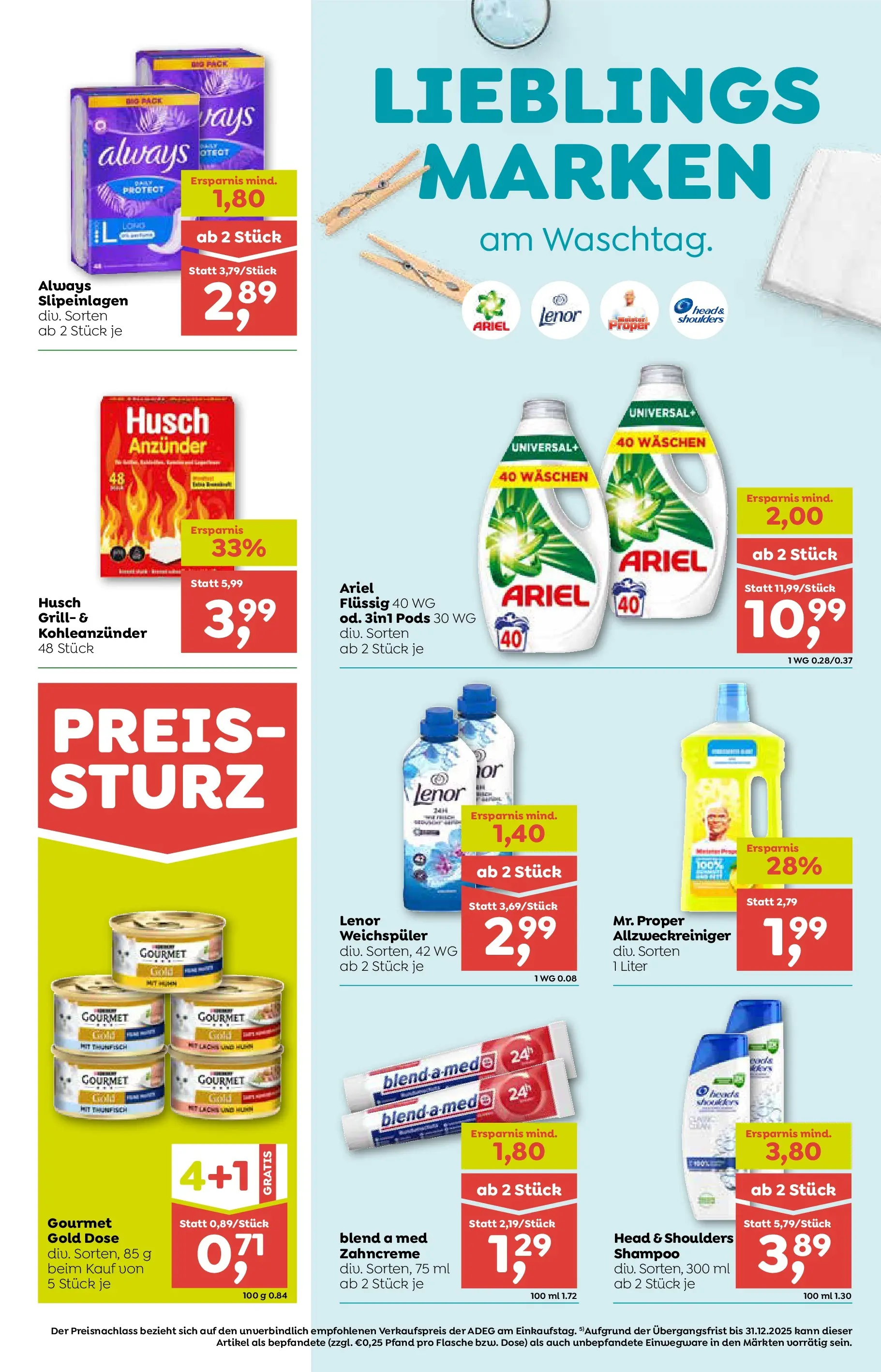 ADEG Weissenbach von 19.11.2025 - Aktuelle Angebote | Seite: 11 | Produkte: Grill, Shampoo, Weichspüler