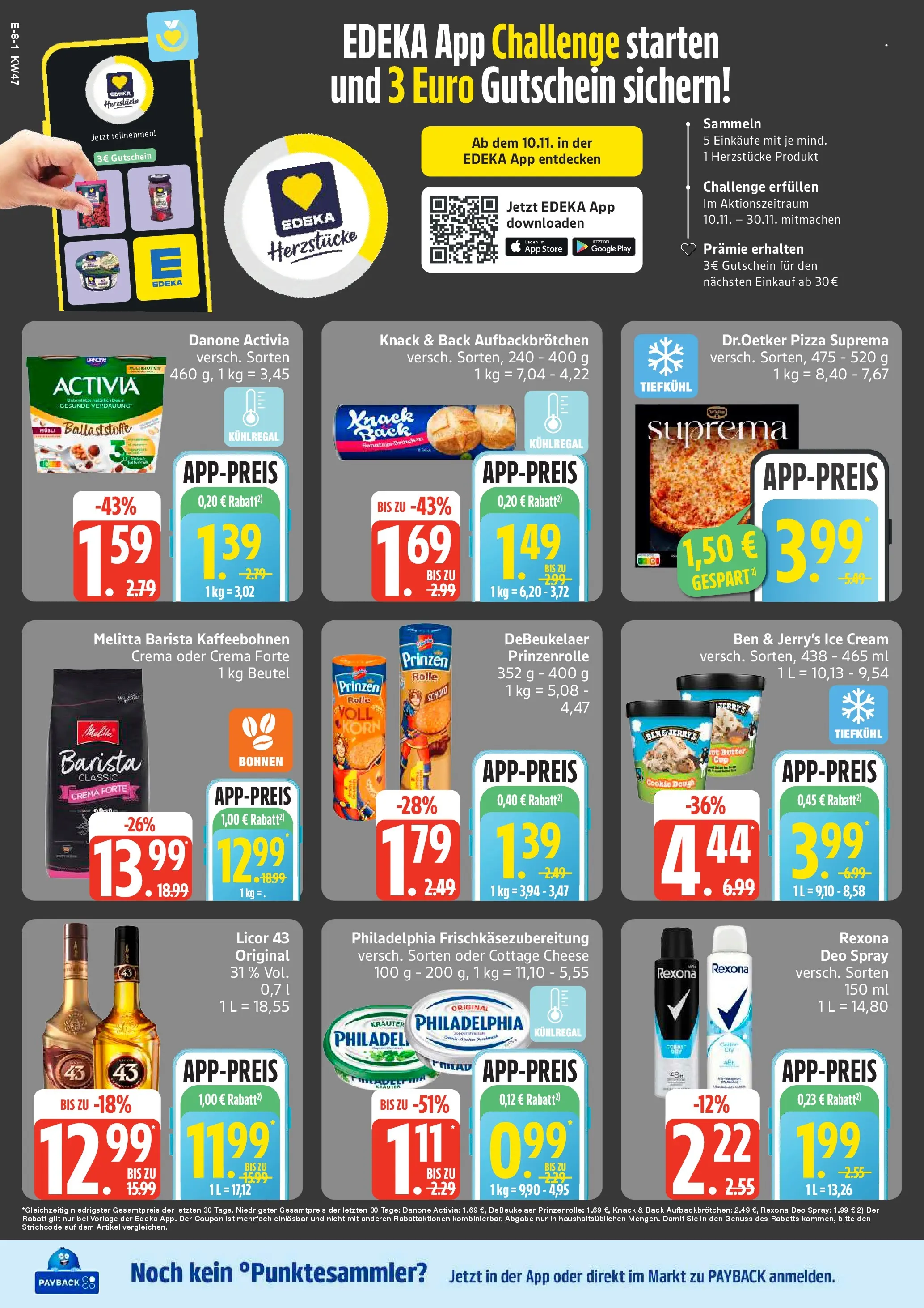 Edeka prospekt Neu Wulmstorf	 (ab 17.11.2025) » Angebote Online | Seite: 10 | Produkte: Musli, Danone activia, Philadelphia, Ben & Jerry's