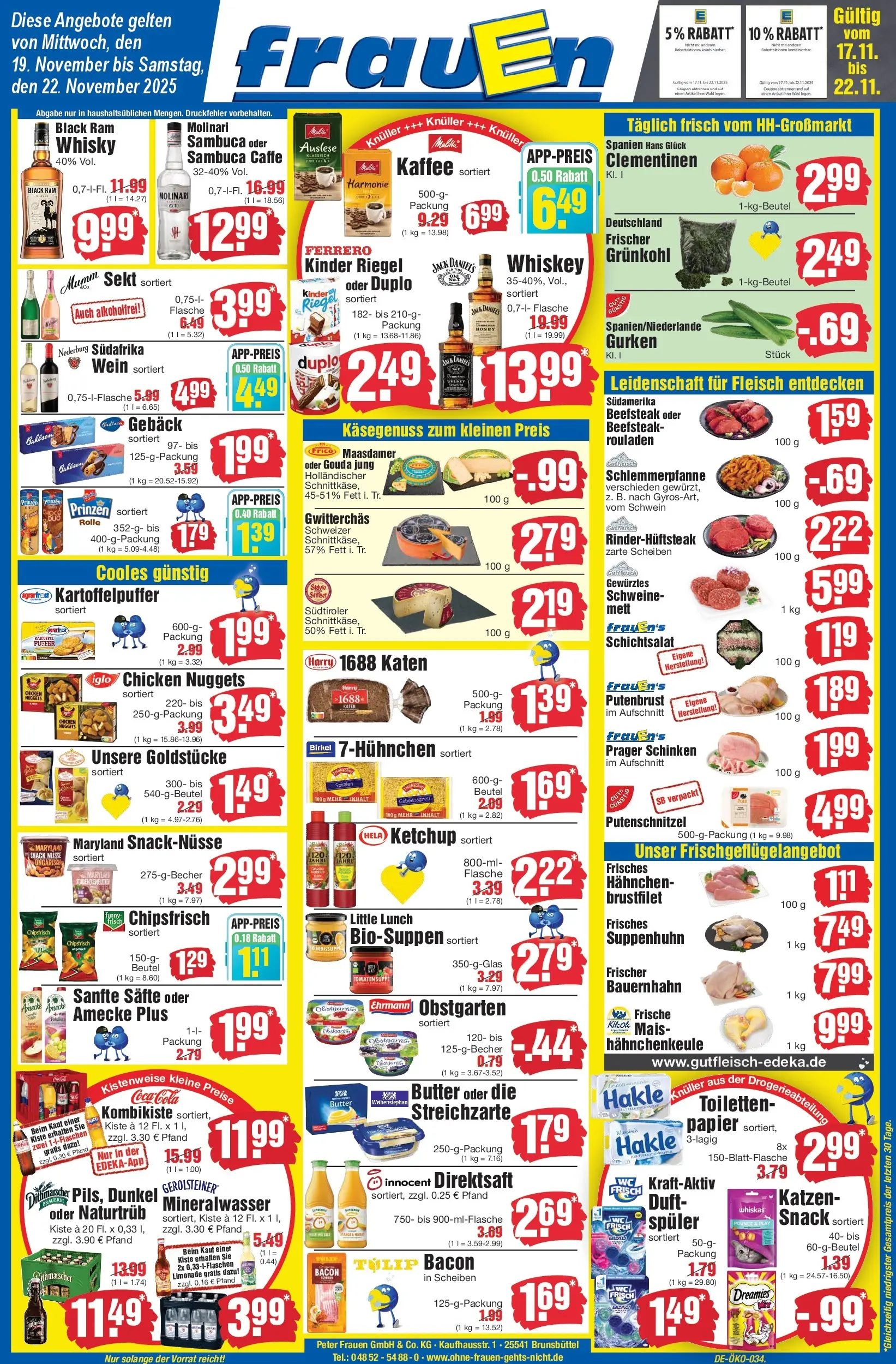 Edeka prospekt Heide	 (ab 19.11.2025) » Angebote Online | Seite: 1 | Produkte: Coca cola, Iglo, Duft, Mineralwasser