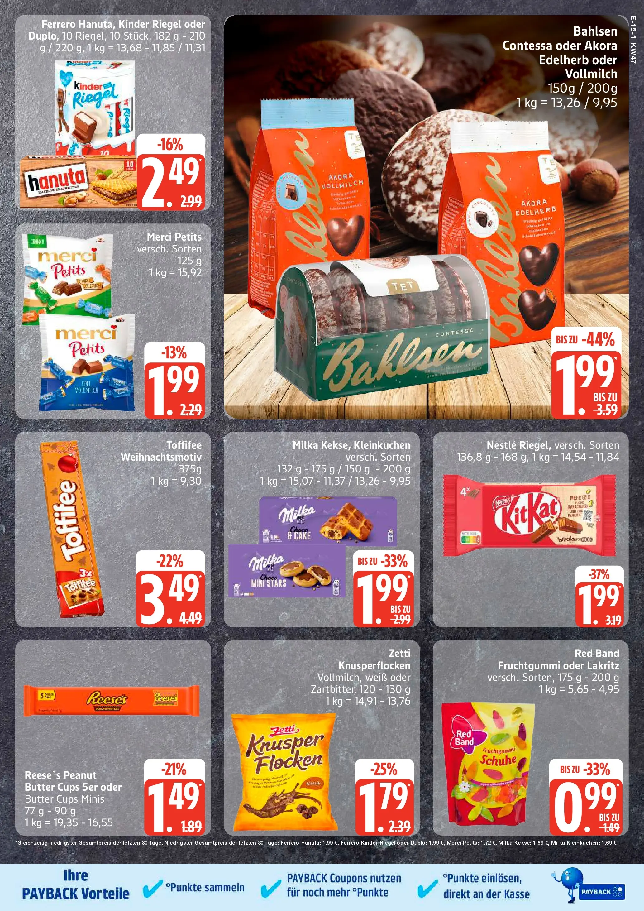 Edeka prospekt Neu Wulmstorf	 (ab 17.11.2025) » Angebote Online | Seite: 19 | Produkte: Merci, Butter, Kekse, Flocken