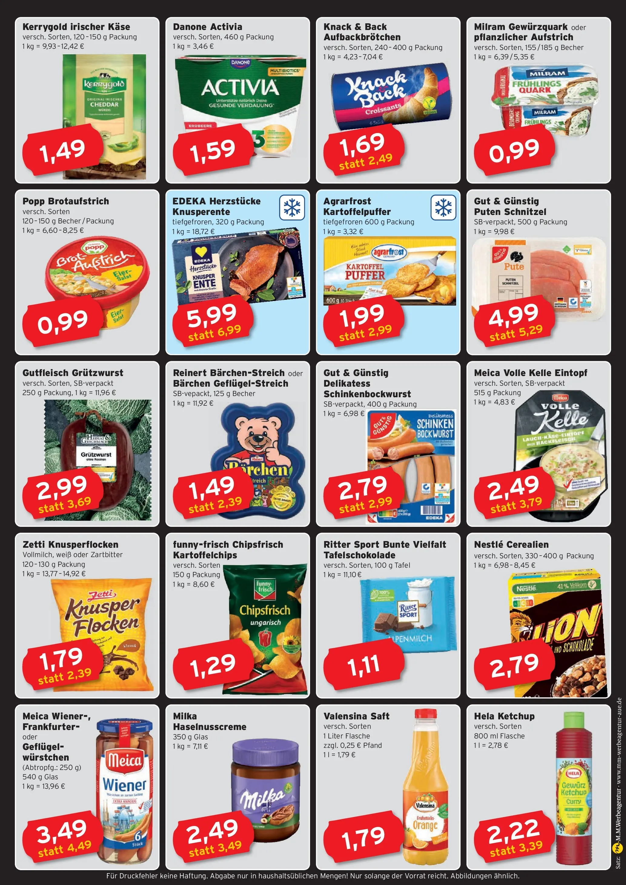 Edeka prospekt Rostock	 (ab 17.11.2025) » Angebote Online | Seite: 2 | Produkte: Bockwurst, Quark, Eier, Ente