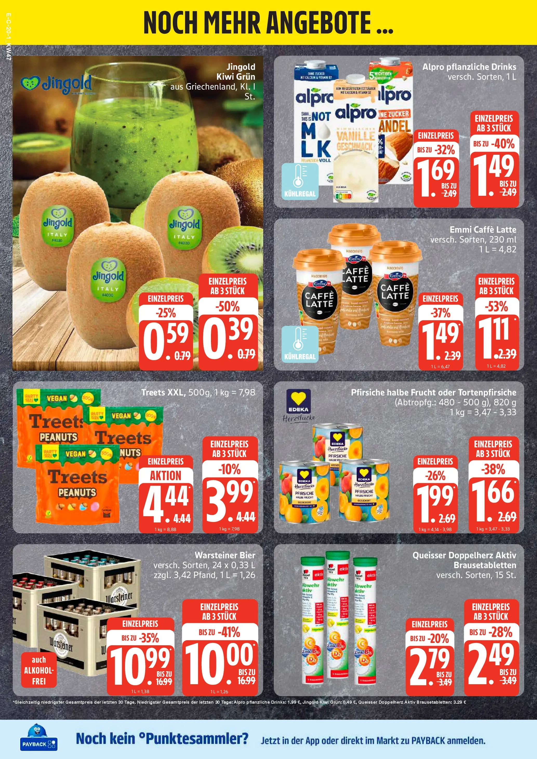 Edeka prospekt Hamburg	 (ab 17.11.2025) » Angebote Online | Seite: 26 | Produkte: Bier, Alpro, Zucker, Warsteiner