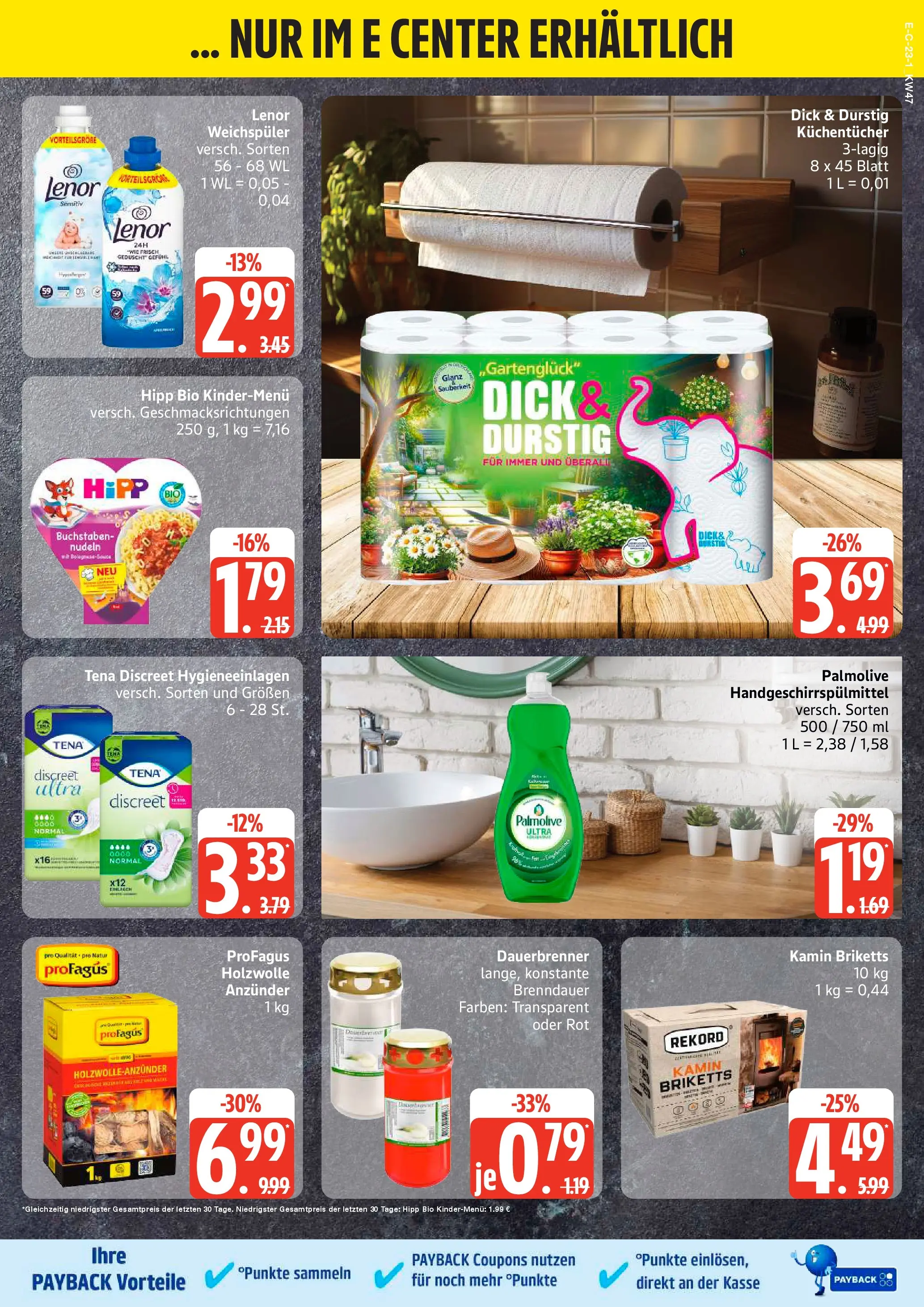 Edeka prospekt Hamburg	 (ab 17.11.2025) » Angebote Online | Seite: 29 | Produkte: Lenor, Kamin, Weichspüler, Nudeln