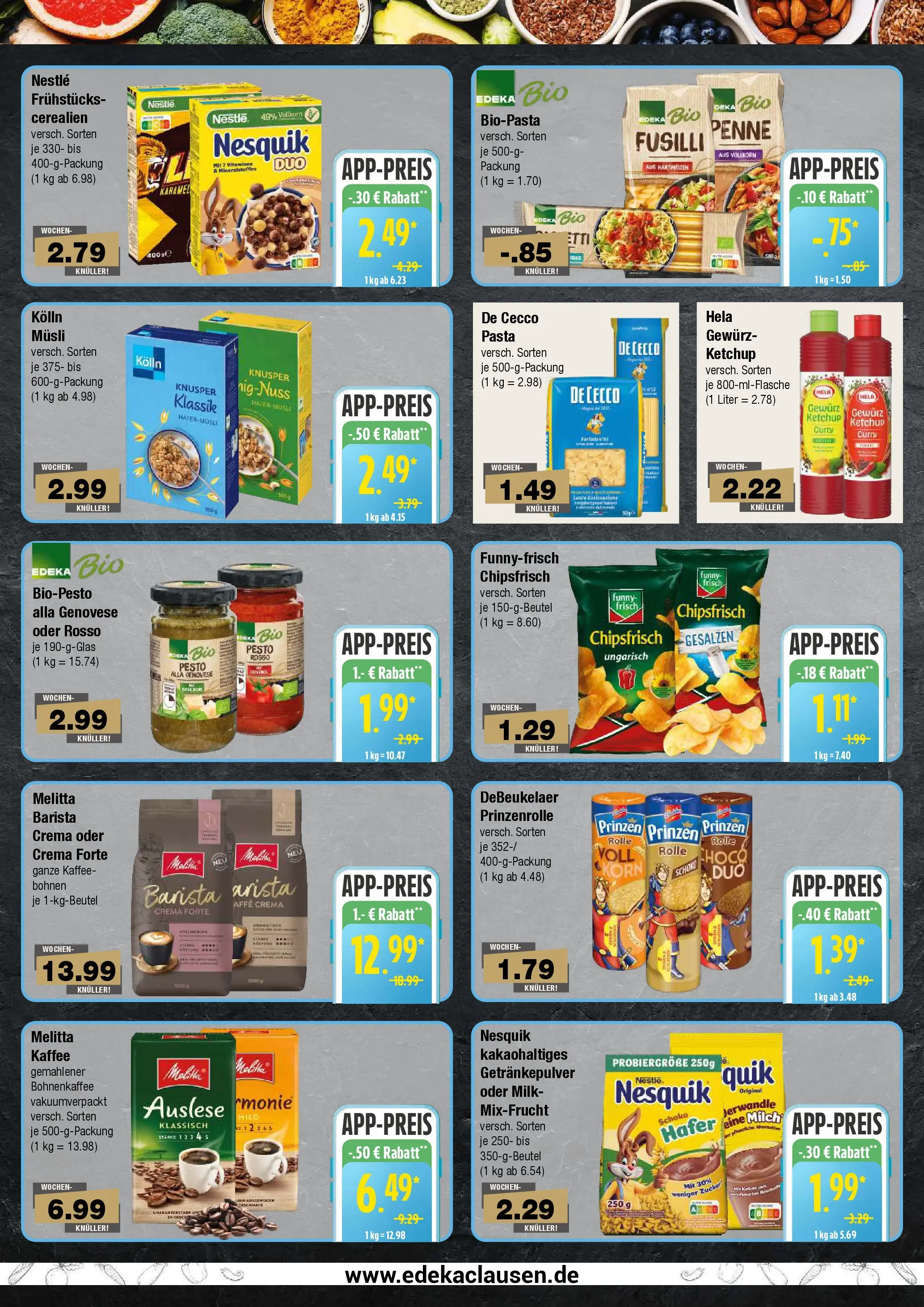 Edeka prospekt Hamburg	 (ab 17.11.2025) » Angebote Online | Seite: 6 | Produkte: Musli, Melitta, Zucker, Ketchup