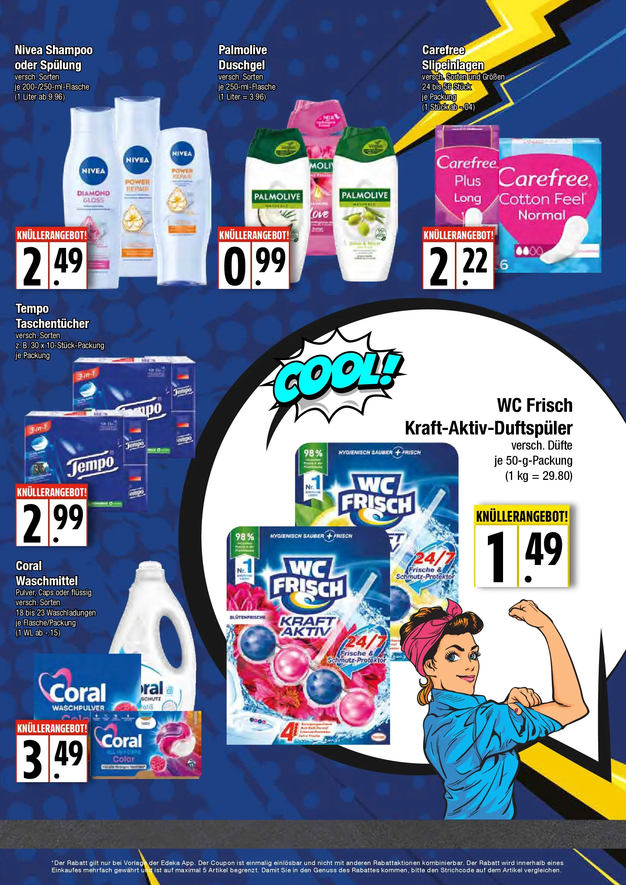 Edeka prospekt Hamburg	 (ab 17.11.2025) » Angebote Online | Seite: 5 | Produkte: Coral, Coral waschmittel, Waschpulver, Wc frisch