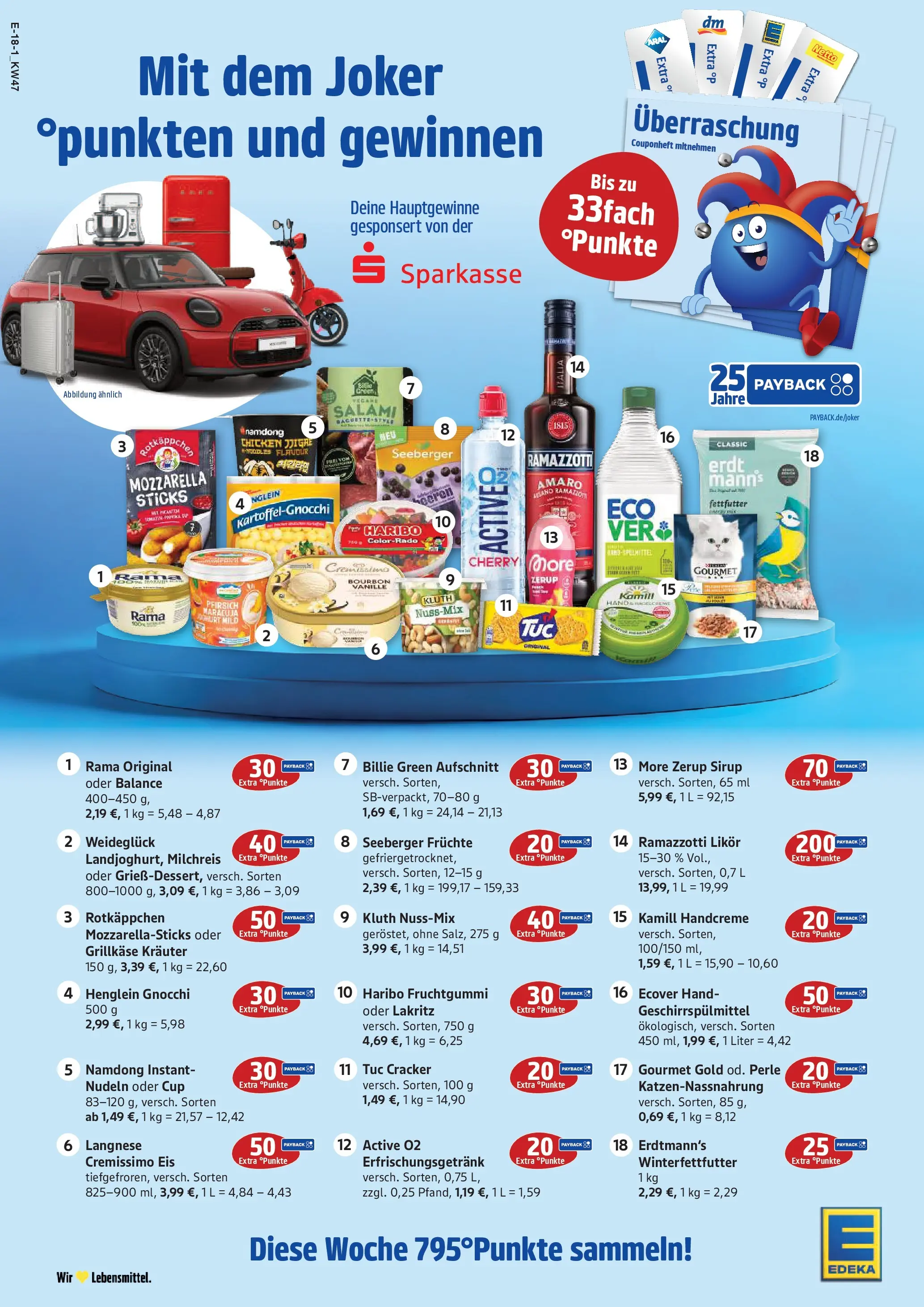 Edeka prospekt Elmshorn	 (ab 17.11.2025) » Angebote Online | Seite: 24 | Produkte: Rama, Haribo, Nudeln, Ramazzotti