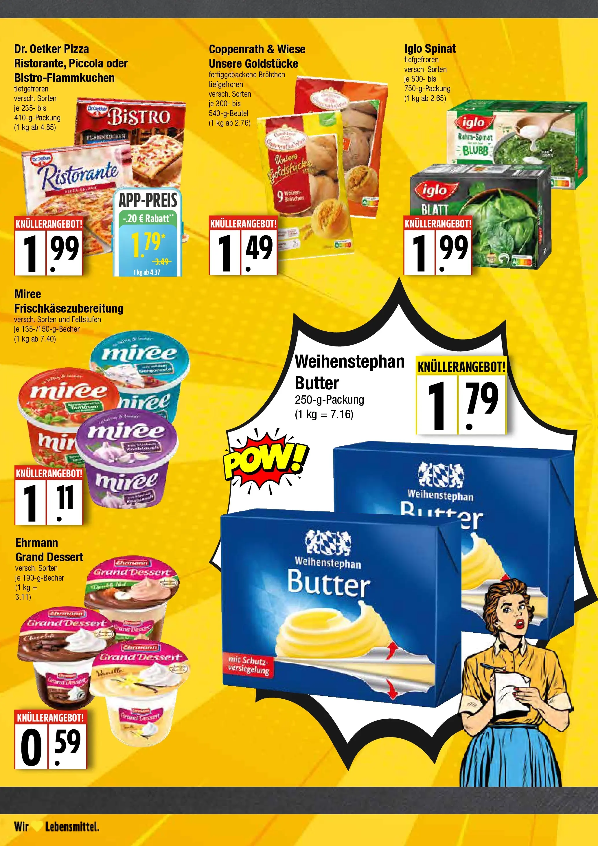 Edeka prospekt Hamburg	 (ab 17.11.2025) » Angebote Online | Seite: 6 | Produkte: Butter, Iglo, Knoblauch, Pizza