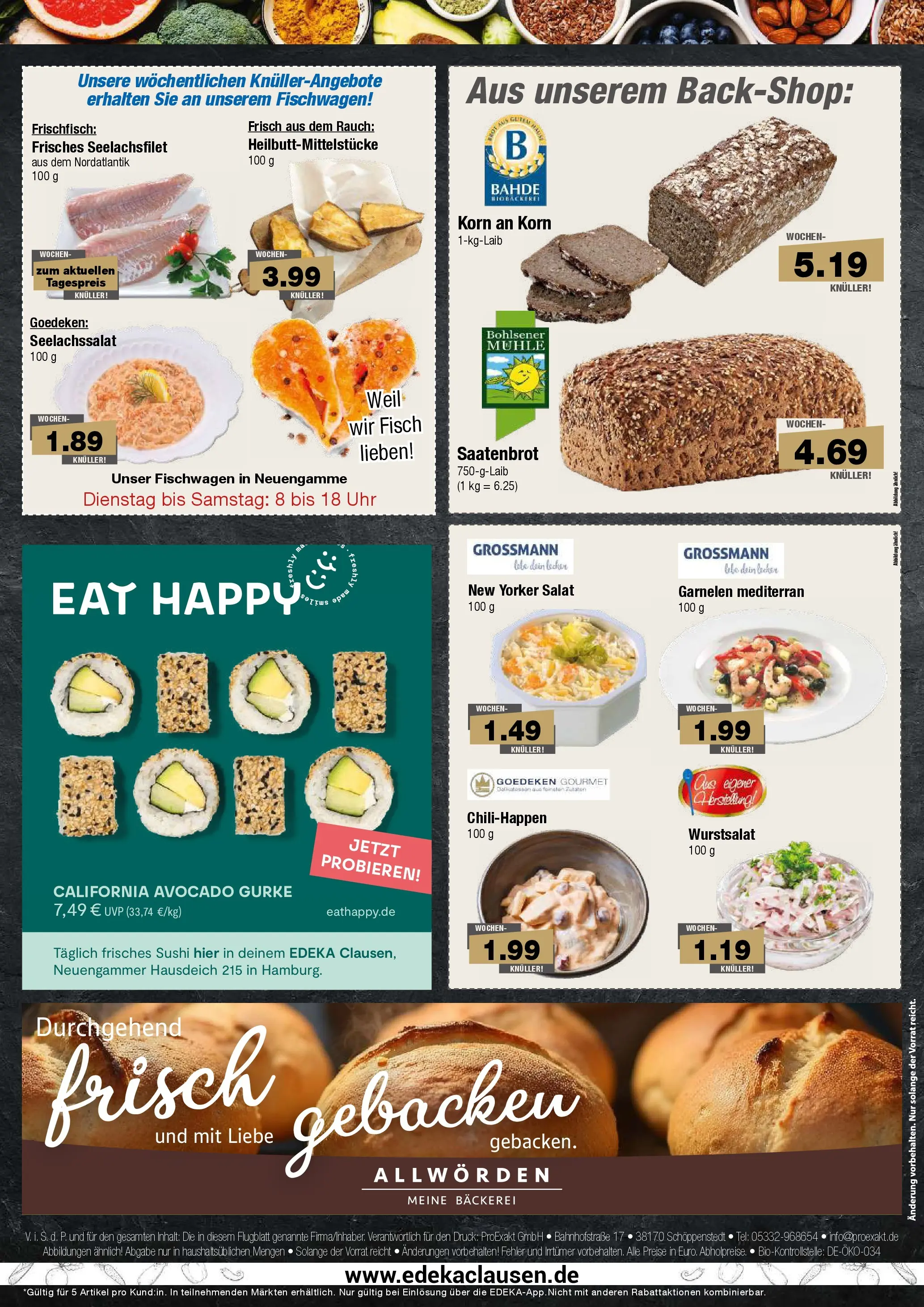 Edeka prospekt Hamburg	 (ab 17.11.2025) » Angebote Online | Seite: 8 | Produkte: Garnelen, Chili, Salat, Uhr