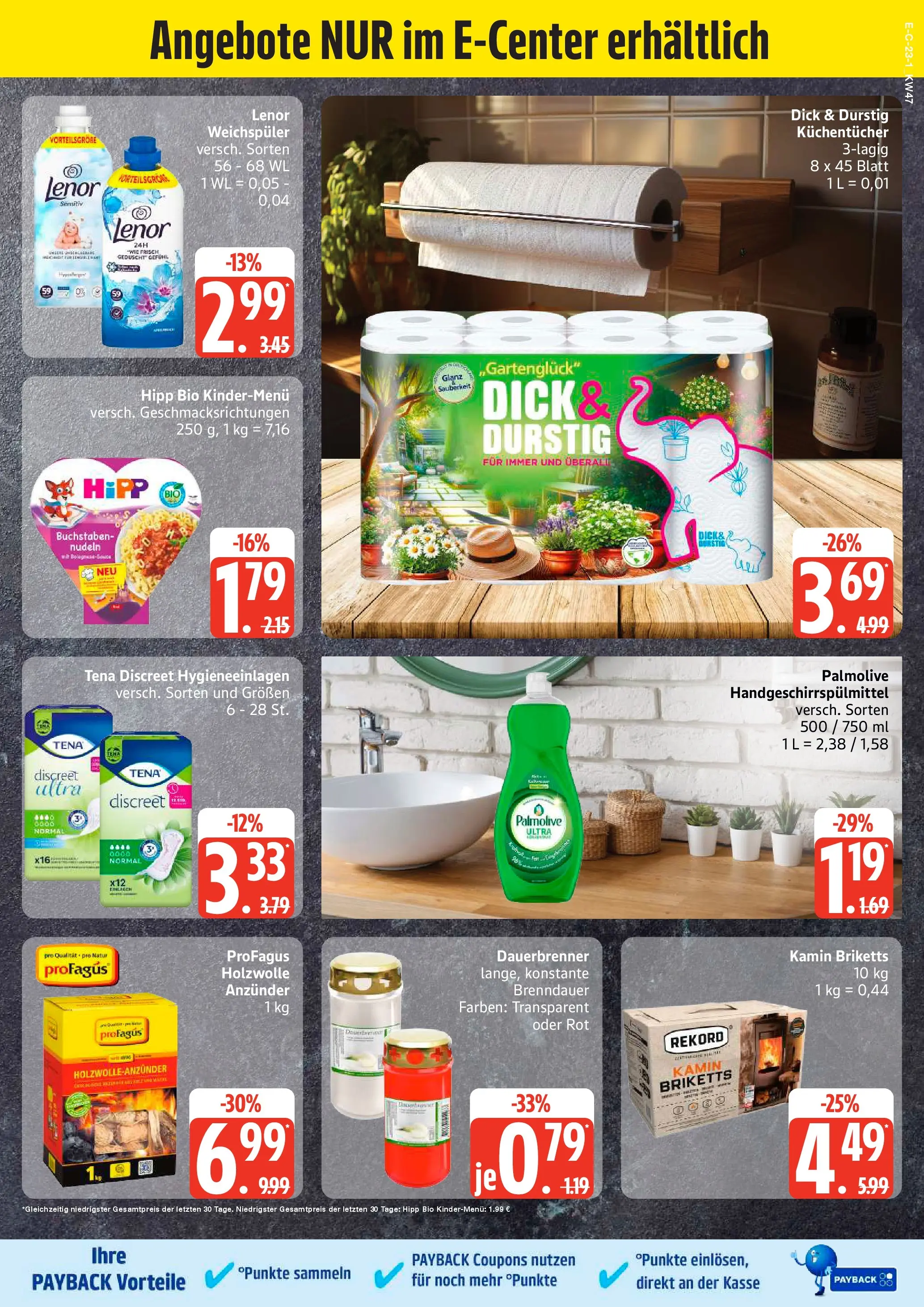 Edeka prospekt Elmshorn	 (ab 17.11.2025) » Angebote Online | Seite: 29 | Produkte: Lenor, Kamin, Weichspüler, Nudeln