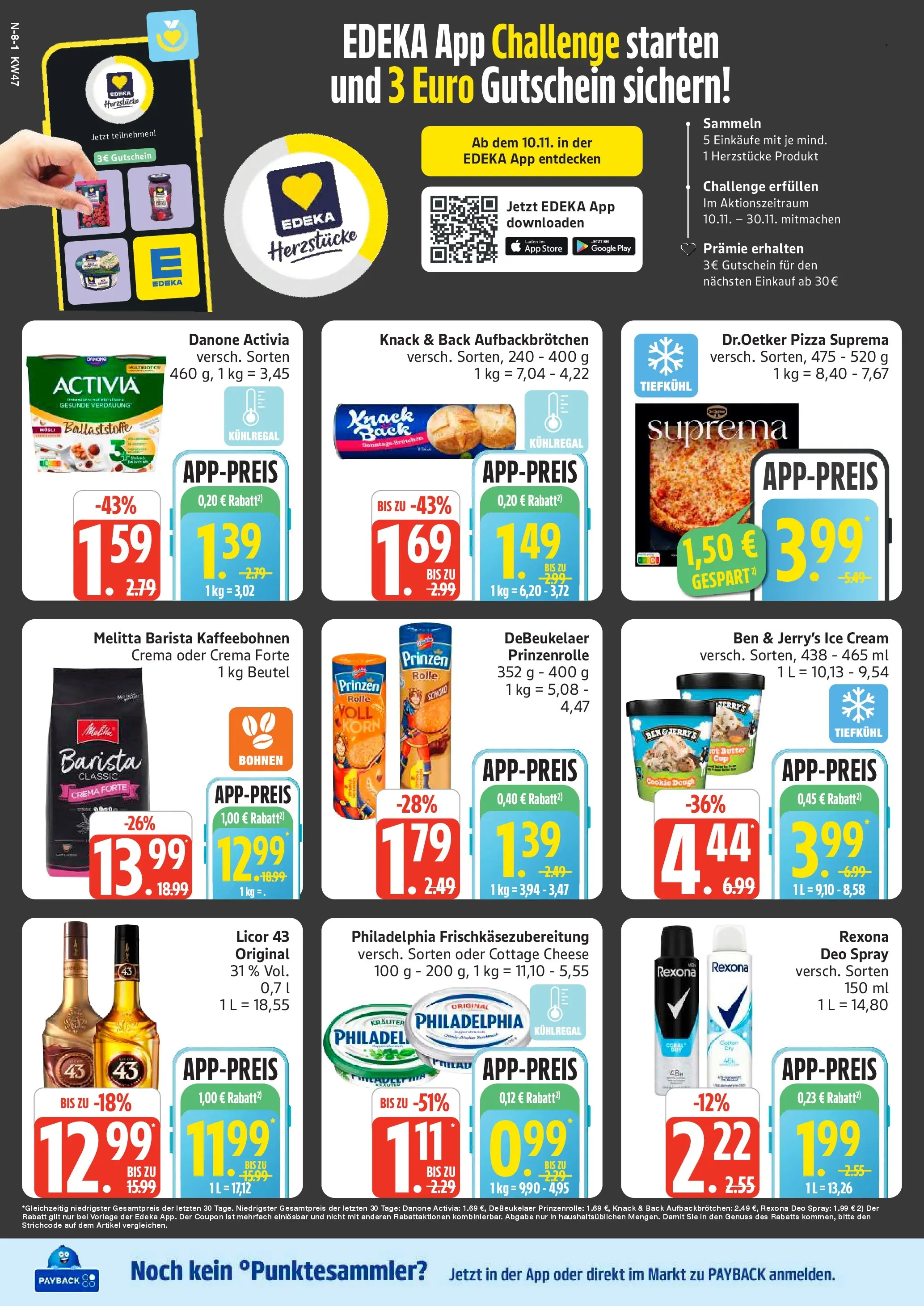Marktkauf - Marktkauf: Wochenangebote (ab 16.11.2025) » Angebote online | Seite: 8 | Produkte: Melitta, Danone activia, Butter, Philadelphia