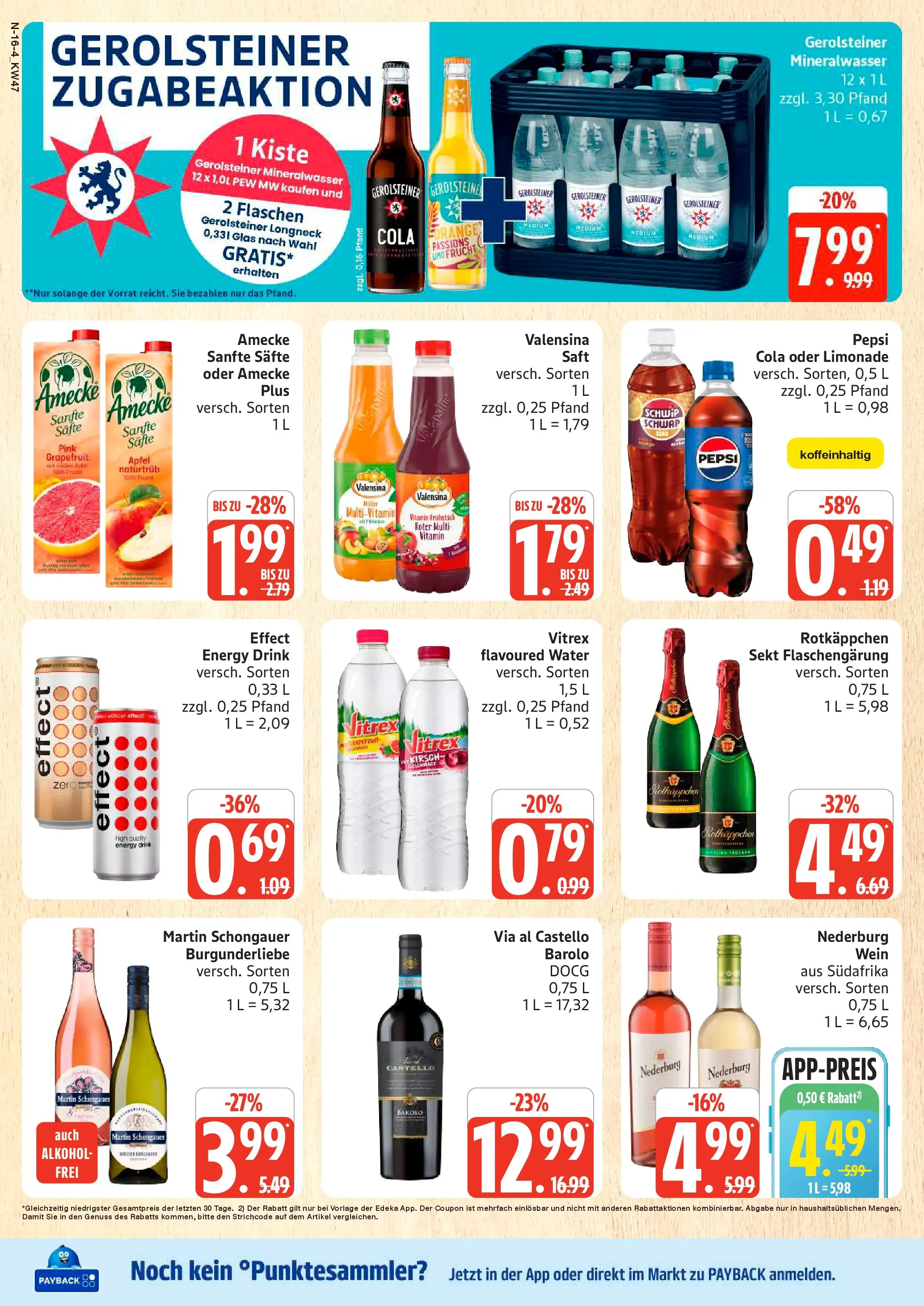 Marktkauf - Marktkauf: Wochenangebote (ab 17.11.2025) » Angebote online | Seite: 16 | Produkte: Cola, Mineralwasser, Valensina, Grapefruit