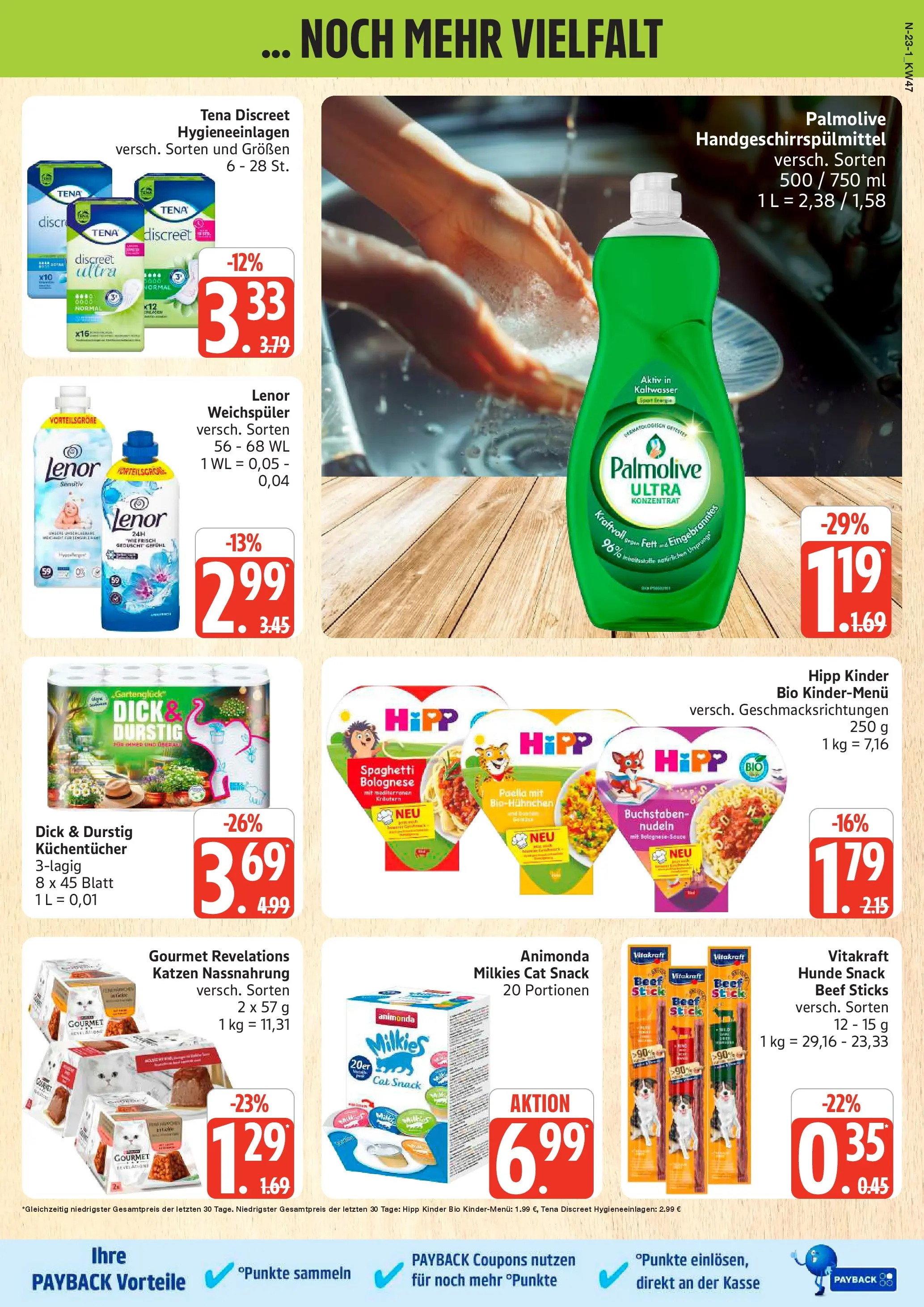 Marktkauf - Marktkauf: Wochenangebote (ab 16.11.2025) » Angebote online | Seite: 23 | Produkte: Lenor, Weichspüler, Nudeln