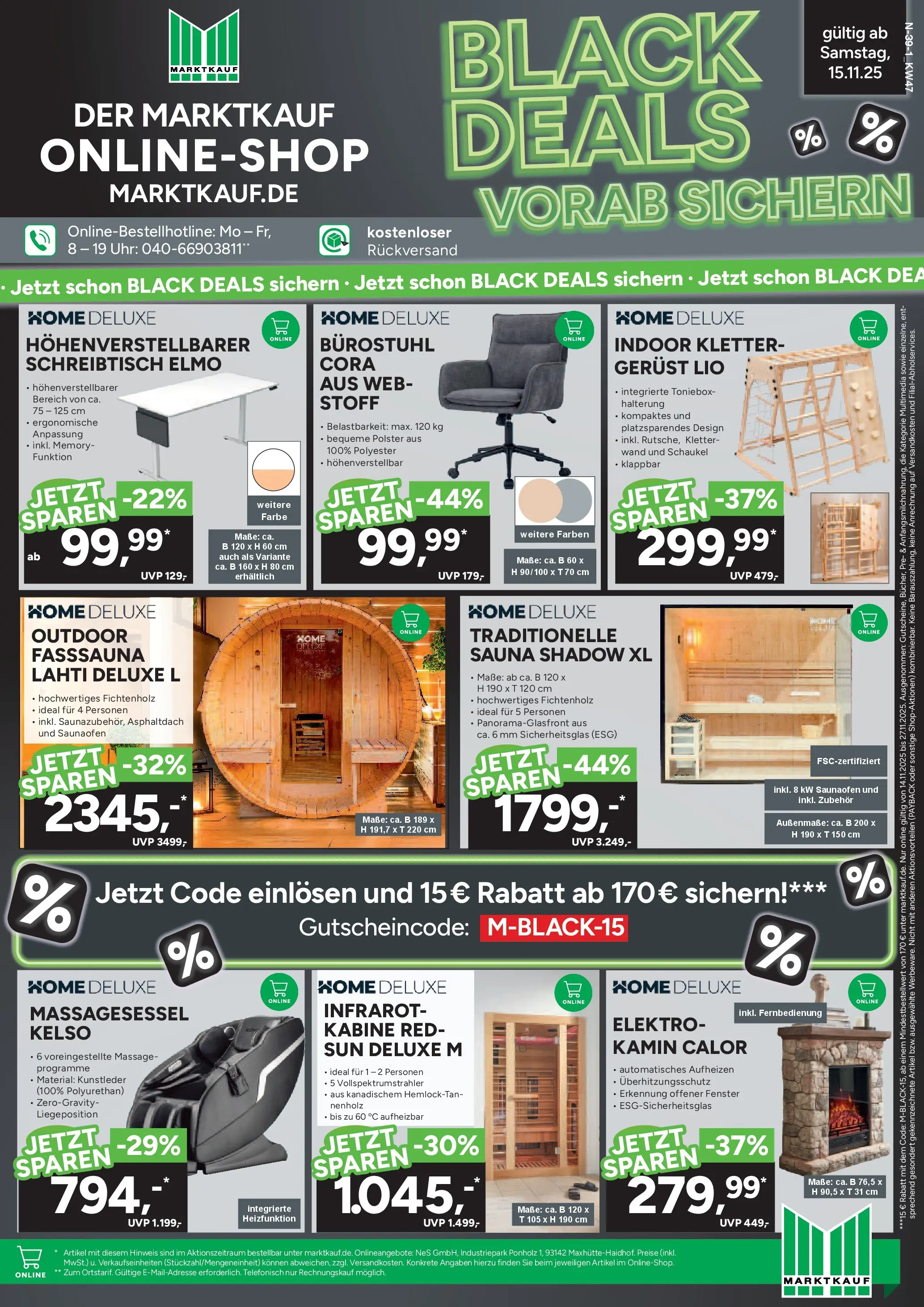 Edeka prospekt Cuxhaven	 (ab 16.11.2025) » Angebote Online | Seite: 39 | Produkte: Kamin, Uhr