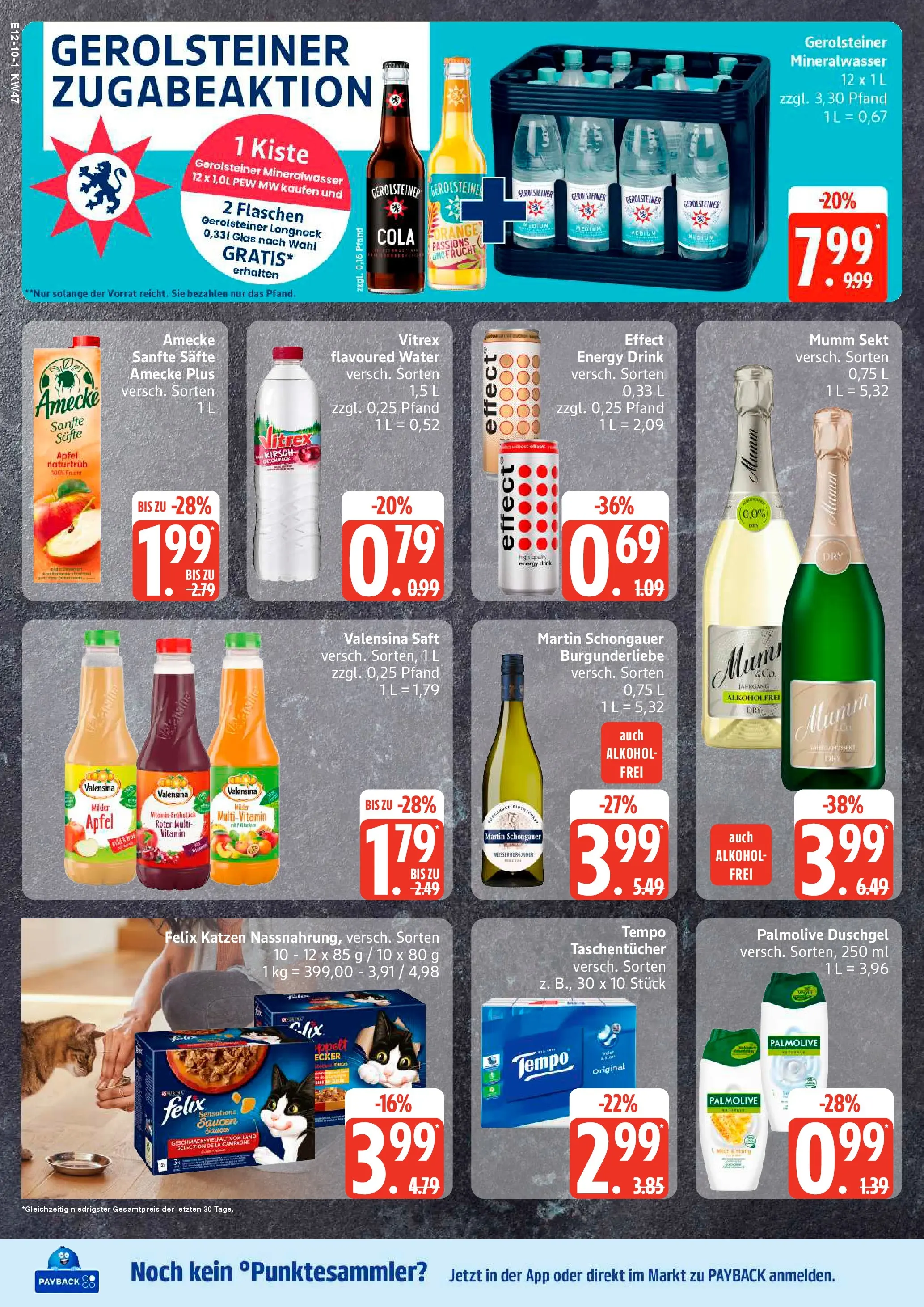 Edeka prospekt Ammersbek	 (ab 17.11.2025) » Angebote Online | Seite: 16 | Produkte: Cola, Tempo, Shower Gel, Gerolsteiner