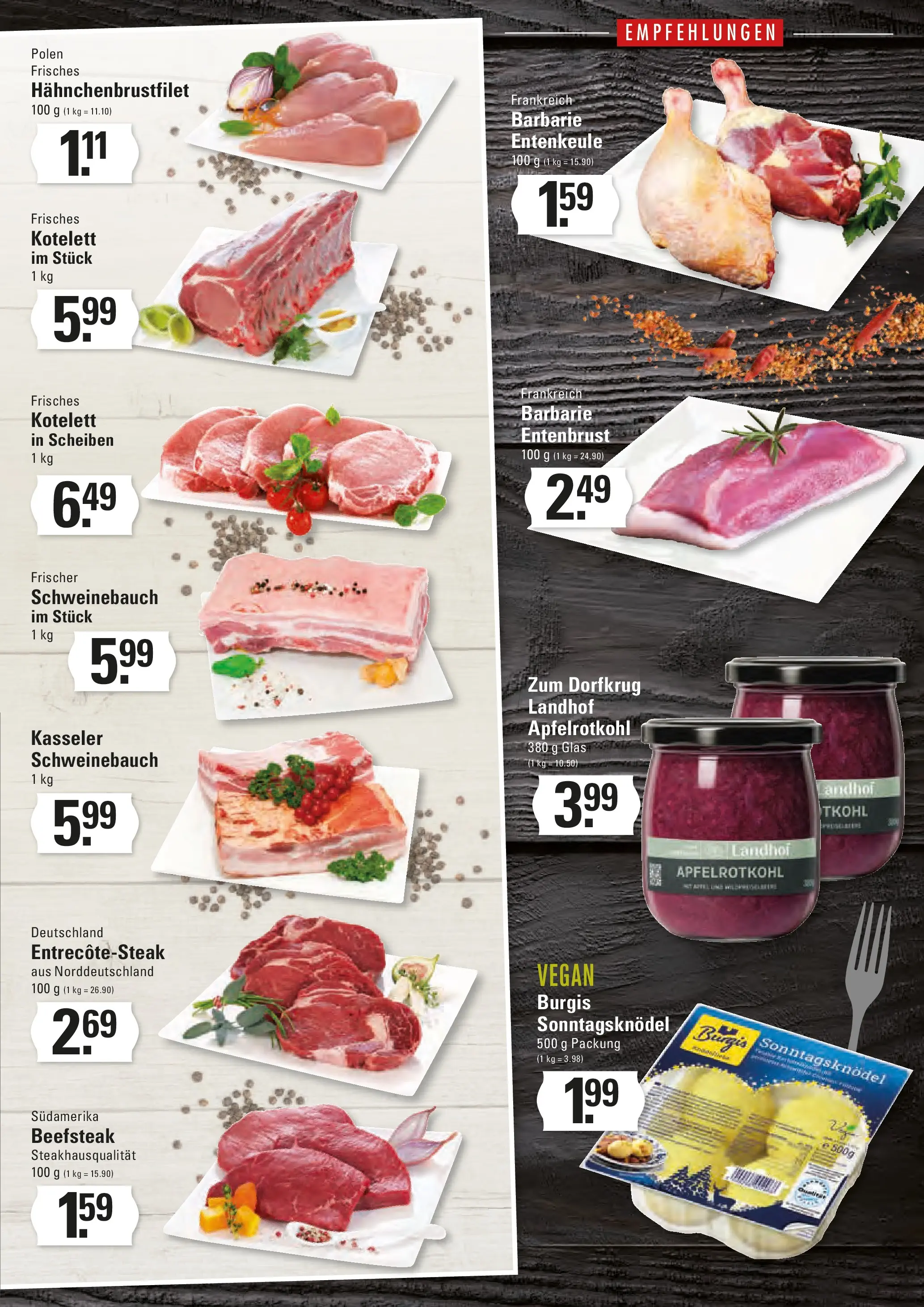 Edeka prospekt Stade	 (ab 17.11.2025) » Angebote Online | Seite: 5 | Produkte: Schweinebauch, Steak