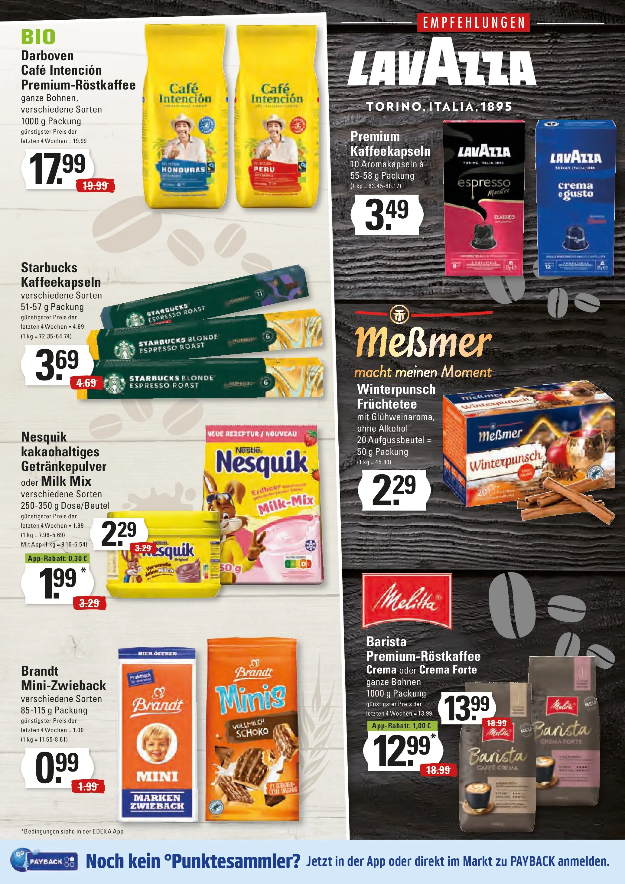 Edeka prospekt Stade	 (ab 17.11.2025) » Angebote Online | Seite: 13 | Produkte: Melitta, Lavazza, Messmer, Starbucks
