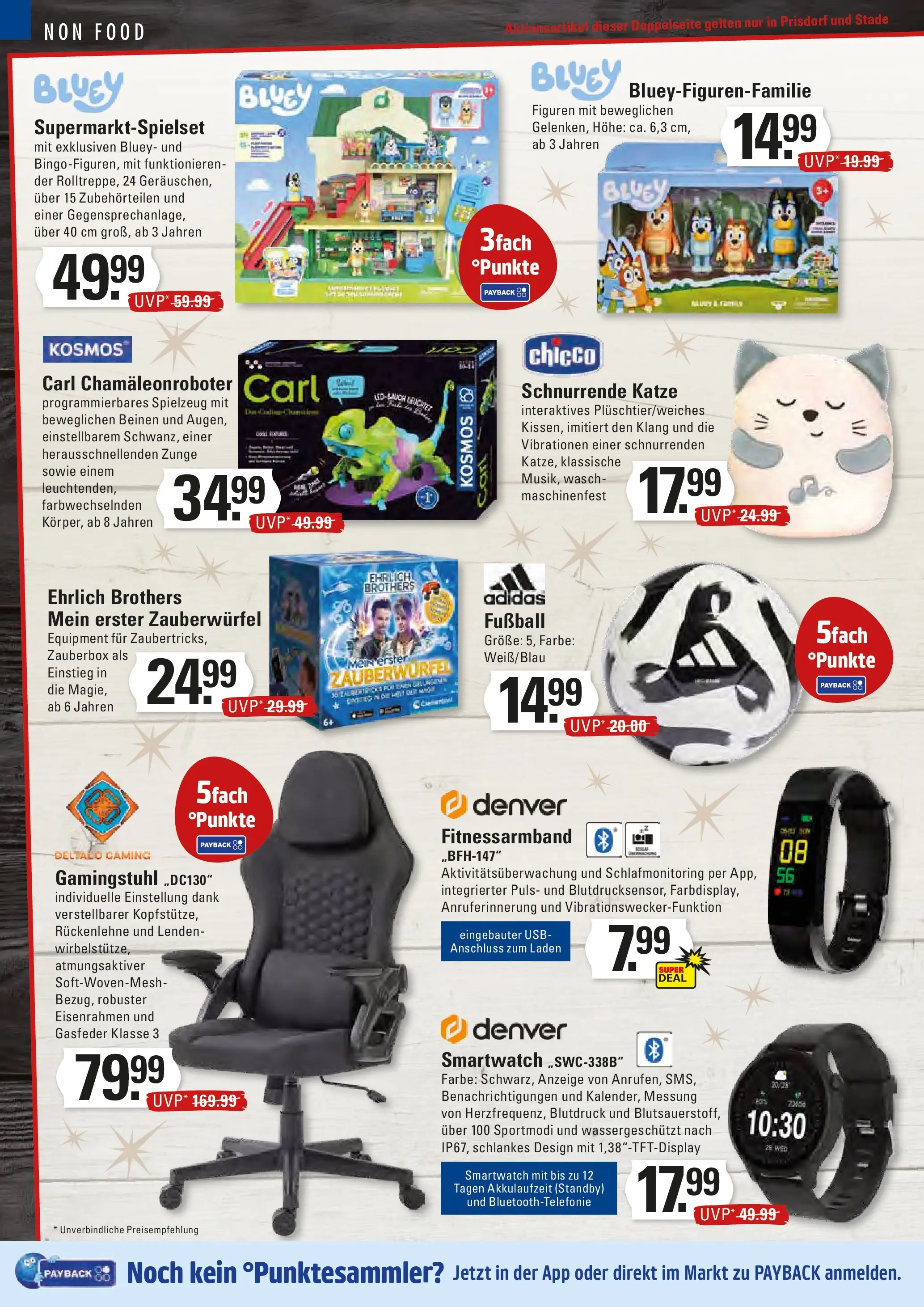 Edeka prospekt Stade	 (ab 17.11.2025) » Angebote Online | Seite: 18 | Produkte: USB, Smartwatch, Gamingstuhl, Fußball