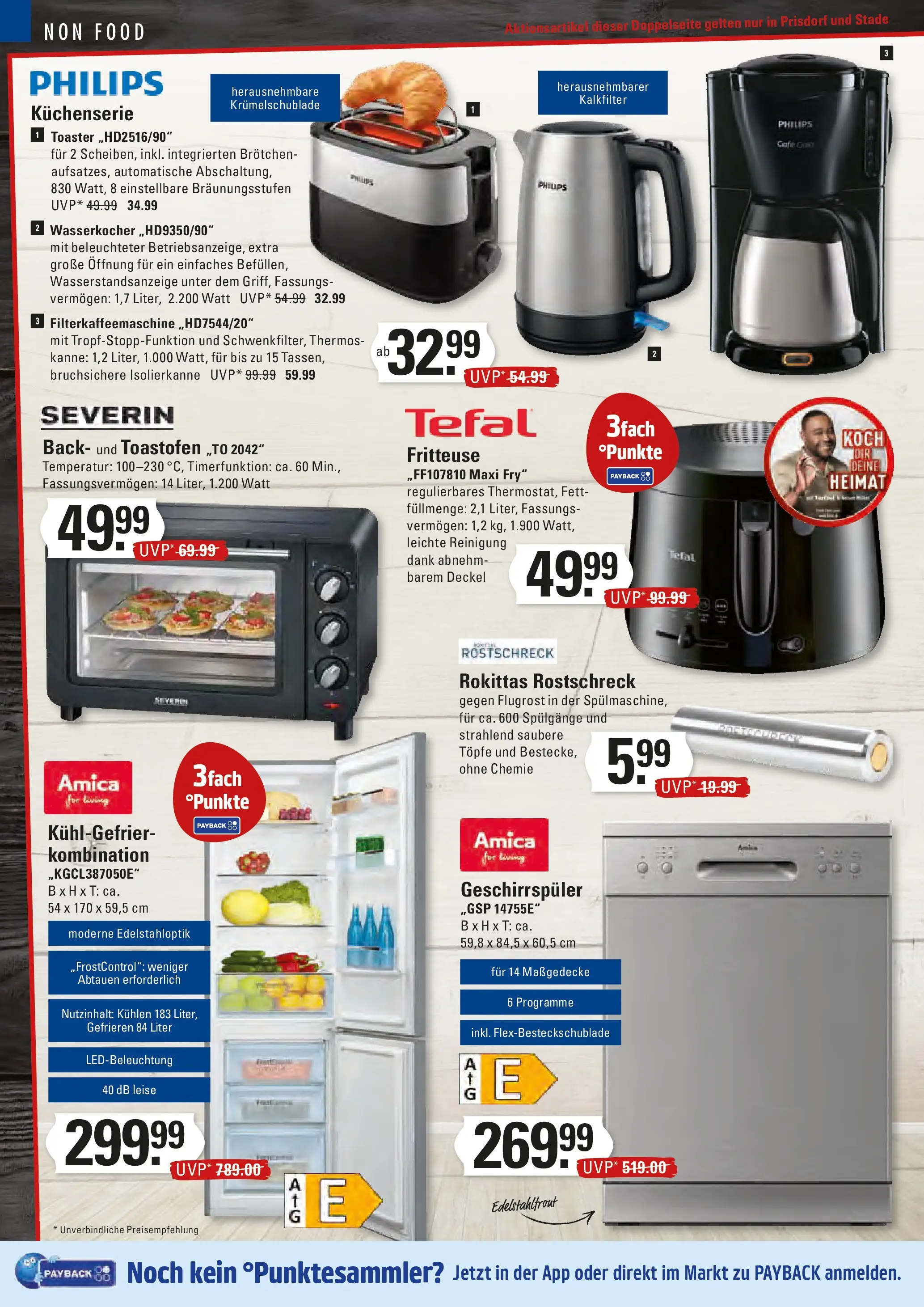 Edeka prospekt Stade	 (ab 17.11.2025) » Angebote Online | Seite: 20 | Produkte: Geschirrspüler, Wasserkocher, Toaster, Filterkaffeemaschine