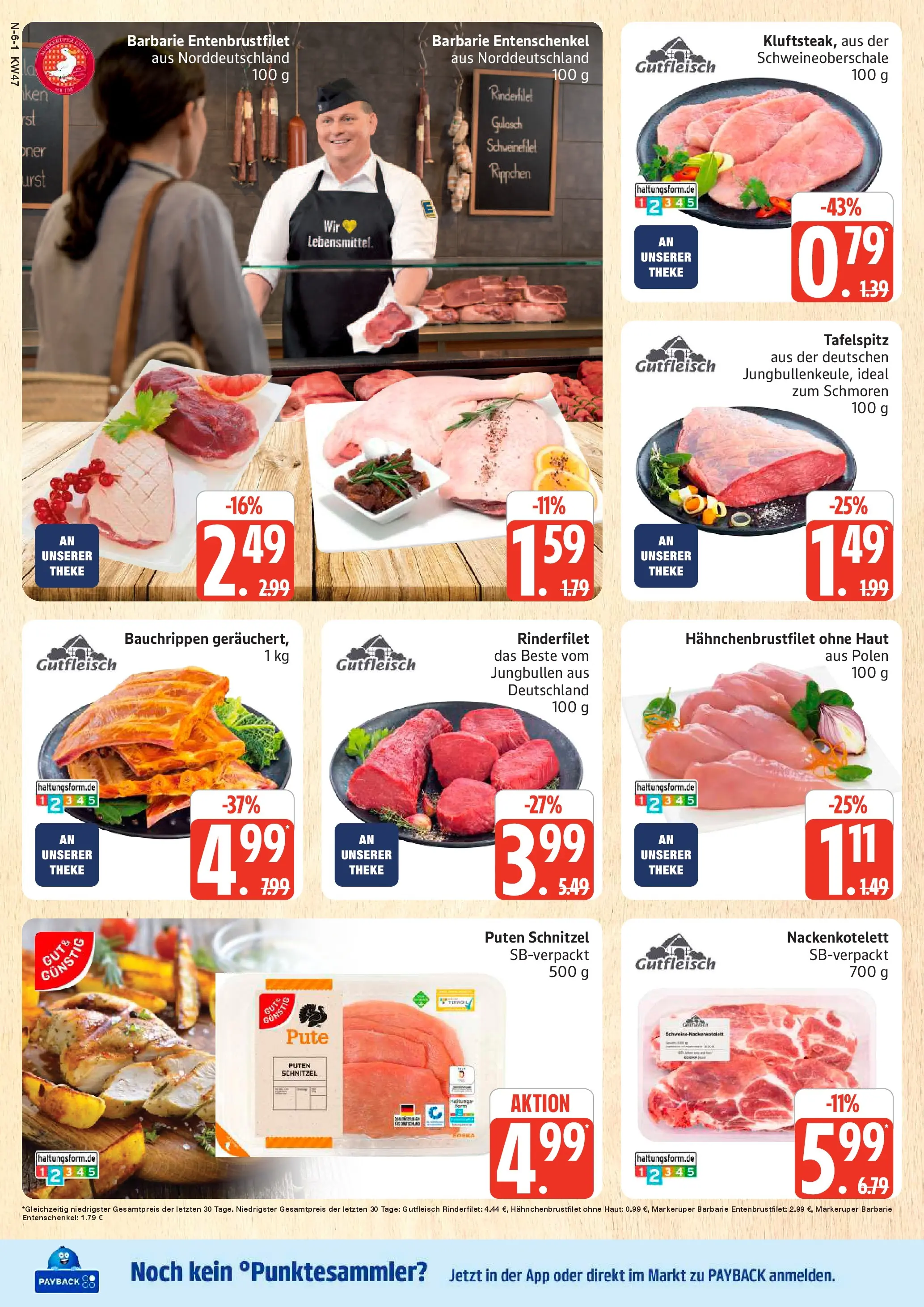 Marktkauf - Marktkauf: Wochenangebote (ab 16.11.2025) » Angebote online | Seite: 6 | Produkte: Pute, Theke, Schnitzel, Schweinefilet