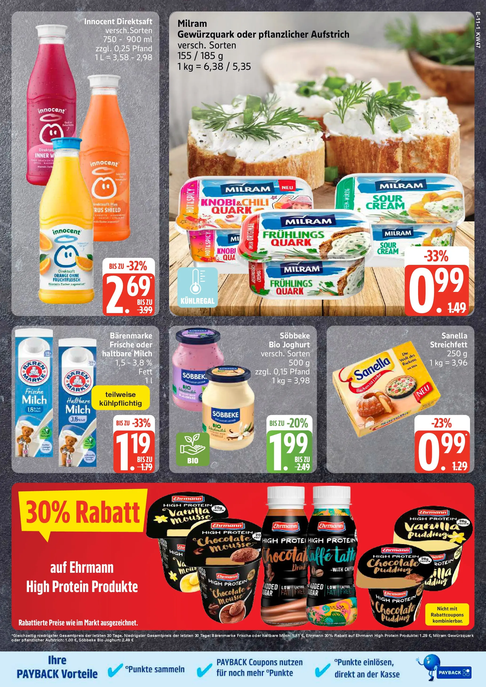 Edeka prospekt Elmshorn	 (ab 17.11.2025) » Angebote Online | Seite: 13 | Produkte: High protein pudding, Quark, Joghurt, Pudding