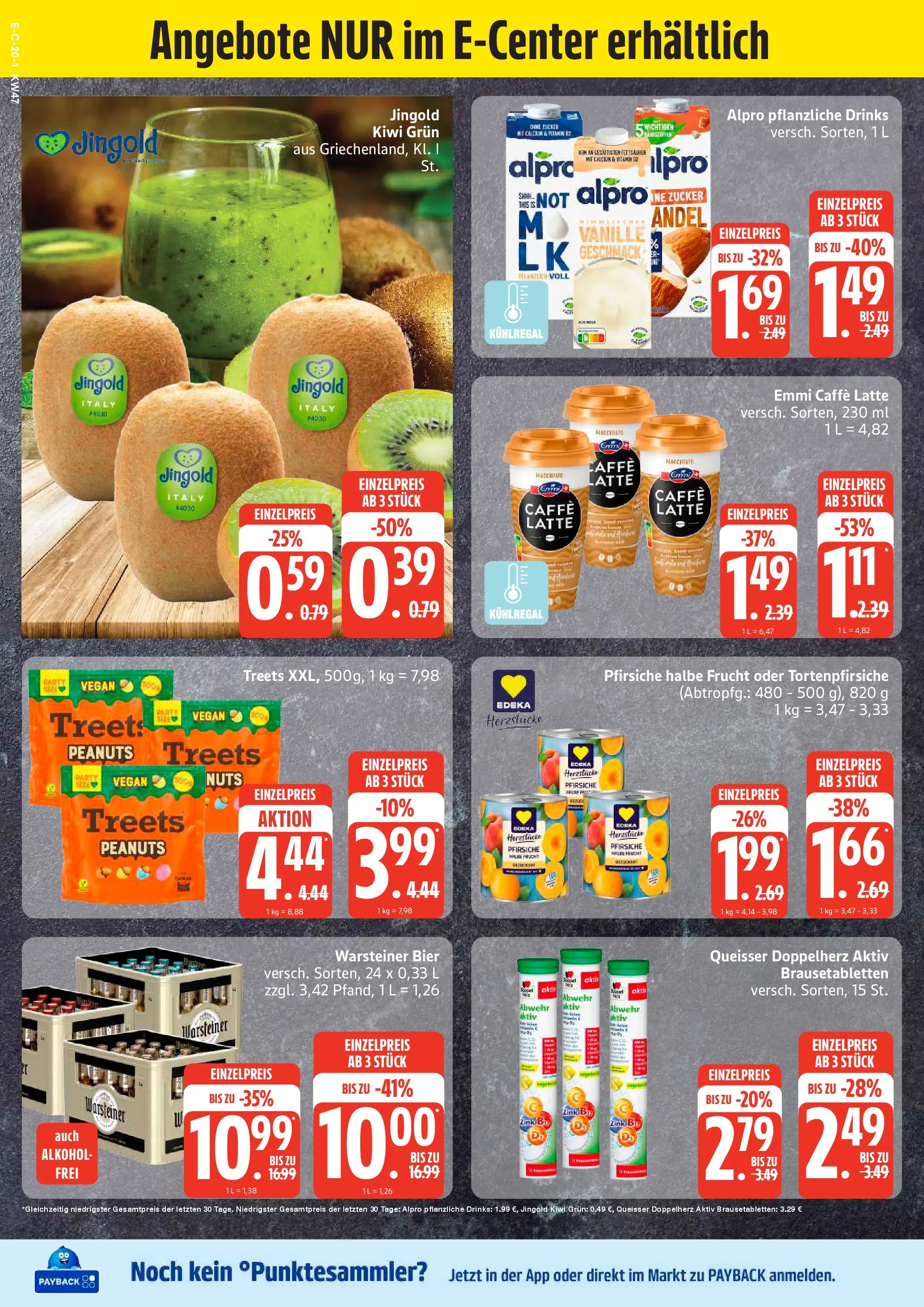 Edeka prospekt Elmshorn	 (ab 17.11.2025) » Angebote Online | Seite: 26 | Produkte: Bier, Alpro, Warsteiner, Kiwi