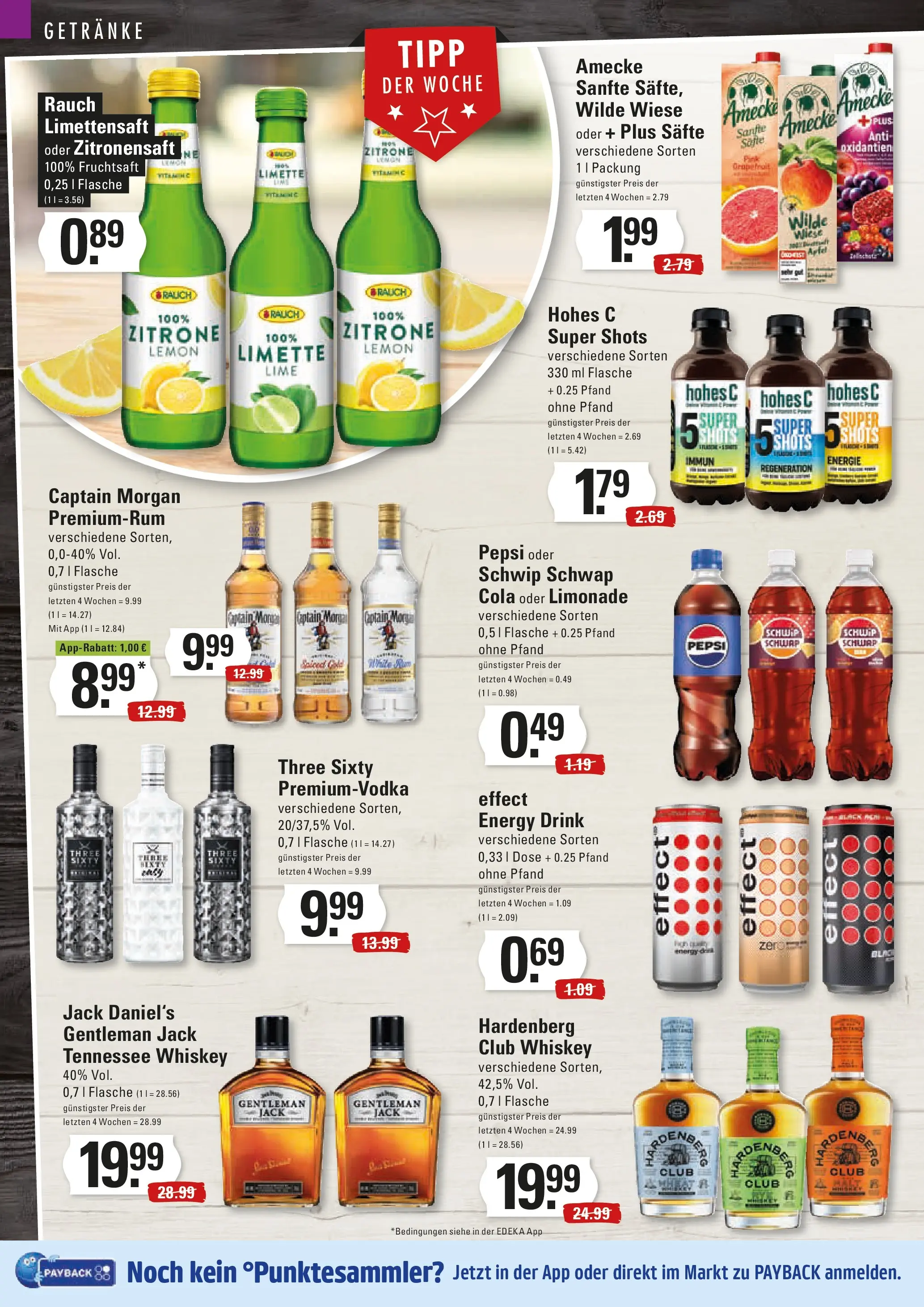 Edeka prospekt Hamburg	 (ab 17.11.2025) » Angebote Online | Seite: 10 | Produkte: Rum, Limonade, Hohes c, Vodka