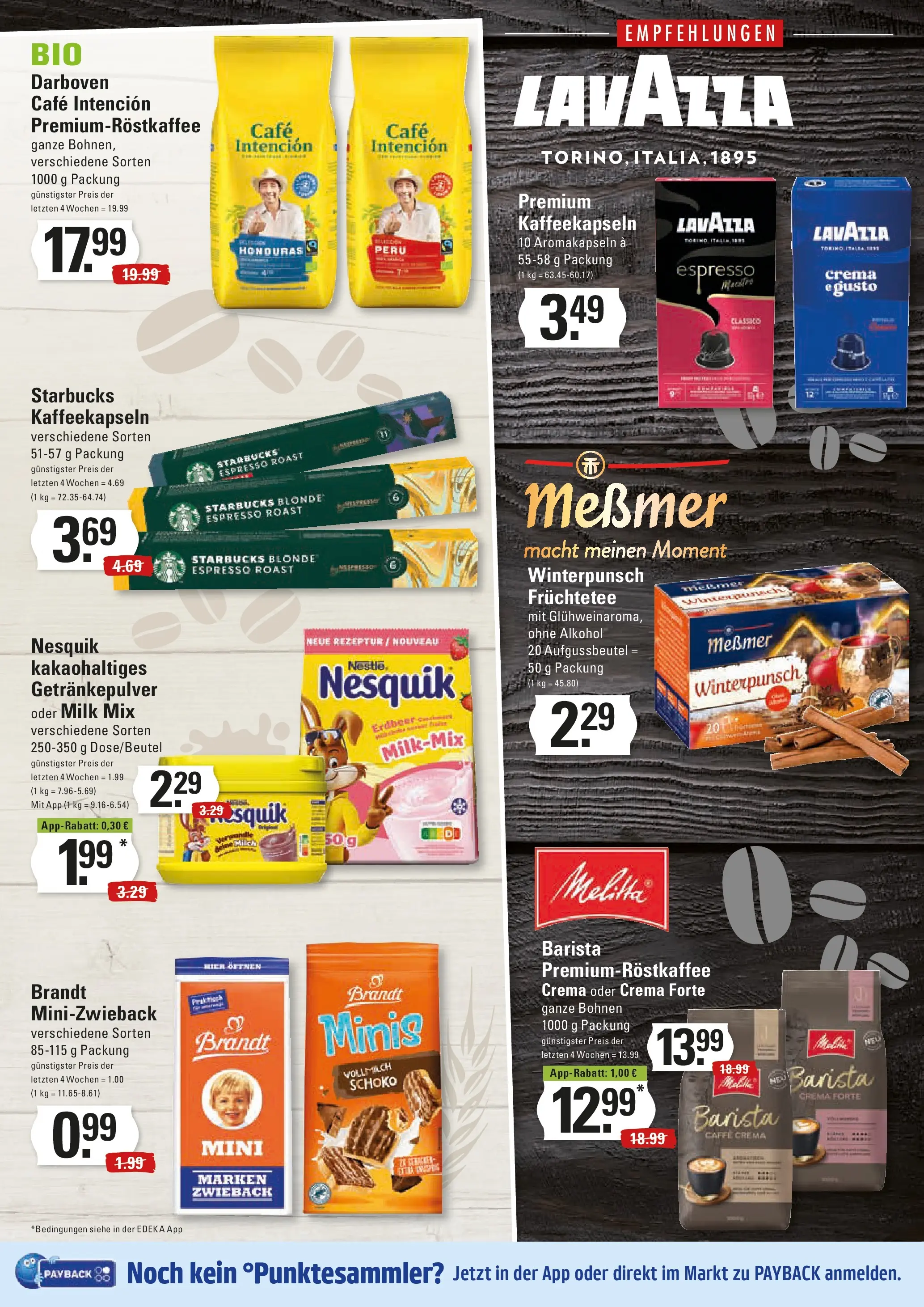 Edeka prospekt Hamburg	 (ab 17.11.2025) » Angebote Online | Seite: 13 | Produkte: Melitta, Lavazza, Nesquik, Messmer
